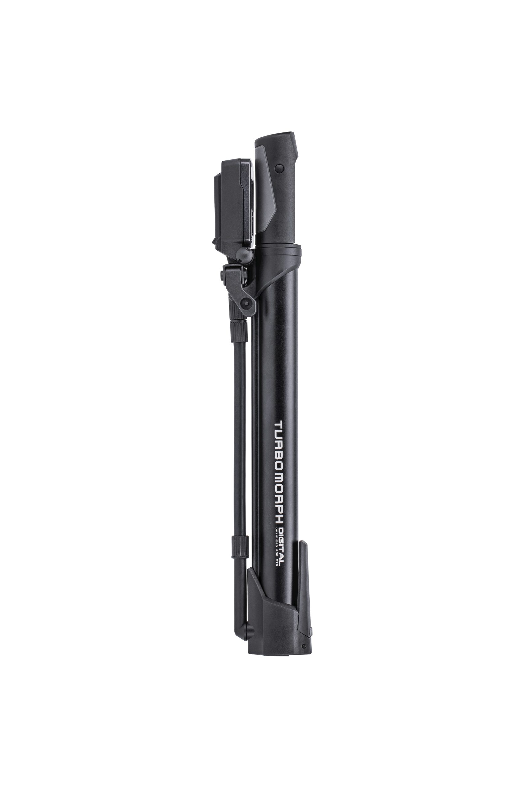 Topeak minipomp Turbo Morph Digital met pompslang 13 cm