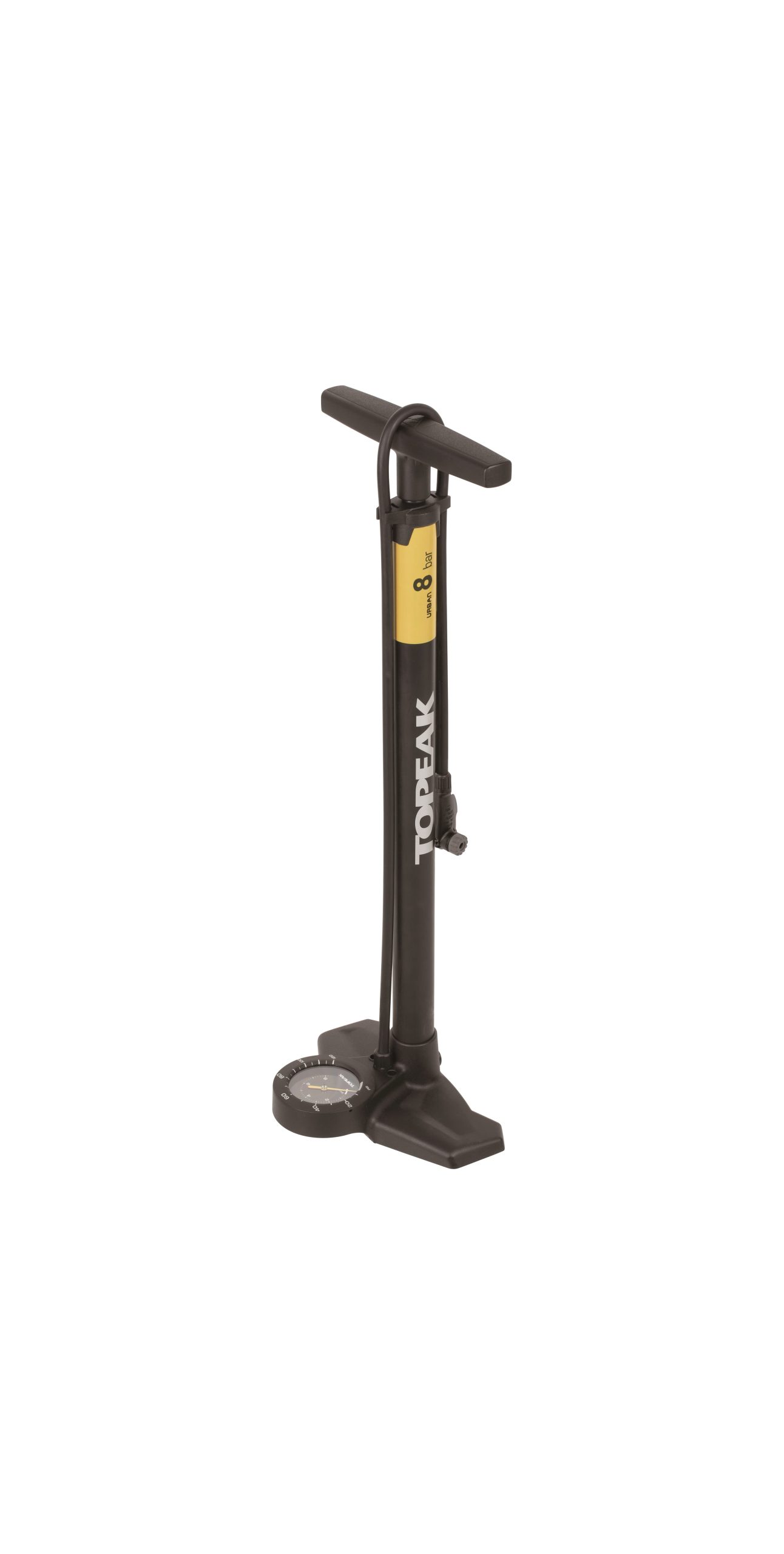 Topeak vloerpomp JoeBlow Urban EX met pompslang 100 cm