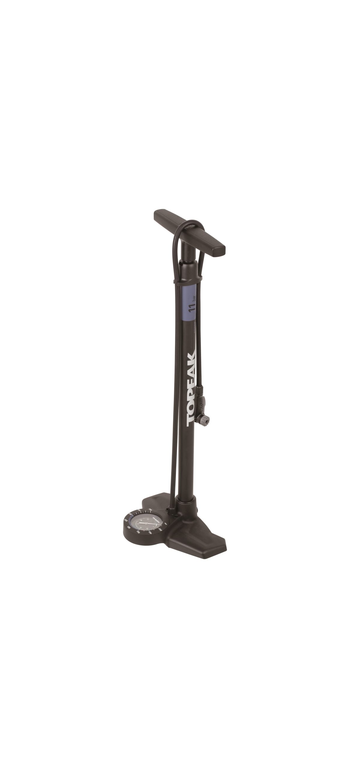 Topeak vloerpomp JoeBlow Roadie EX met pompslang 100 cm