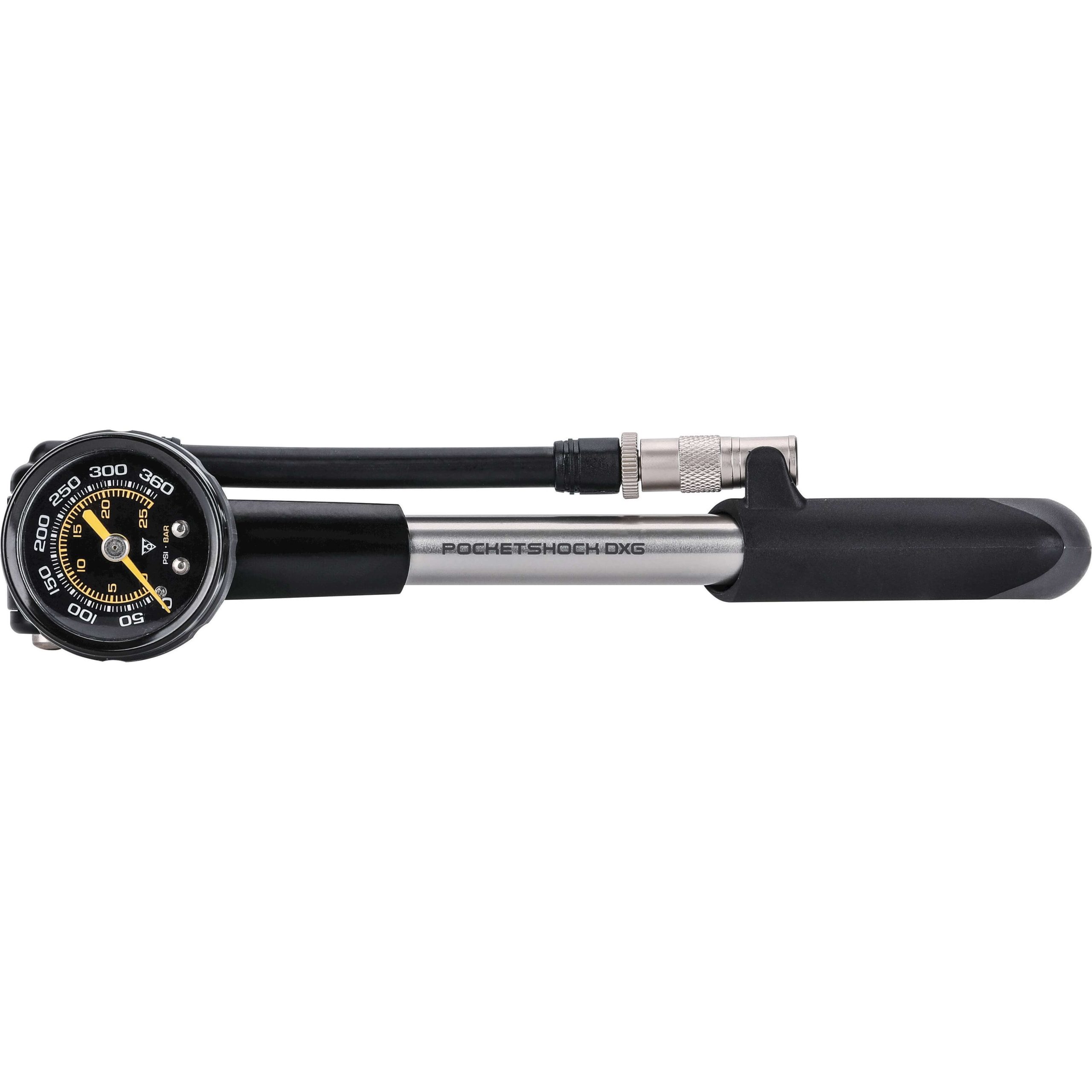 Topeak minipomp Pocket Shock DXG met pompslang 9.5 cm