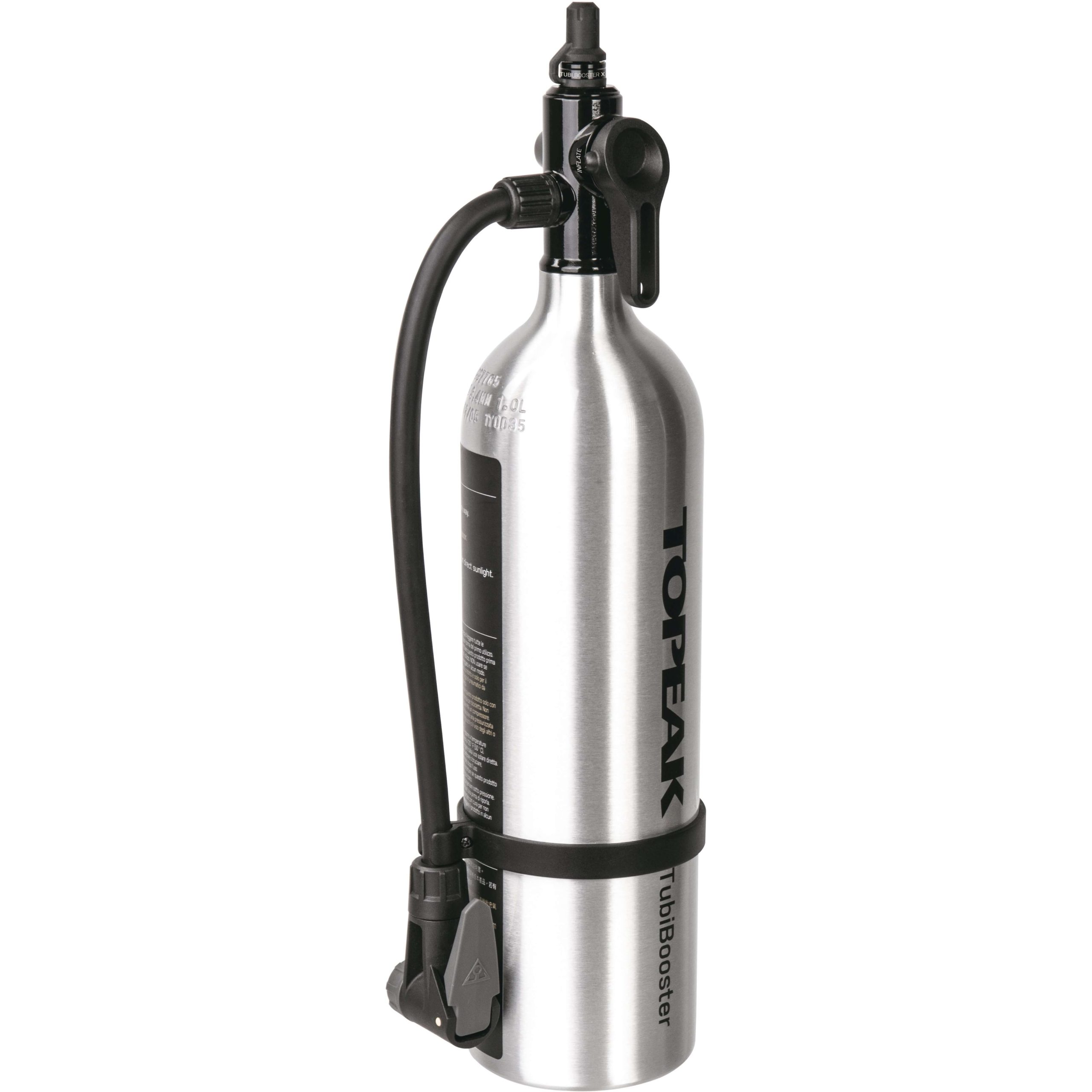 Topeak TubiBooster X met pompslang 26 cm