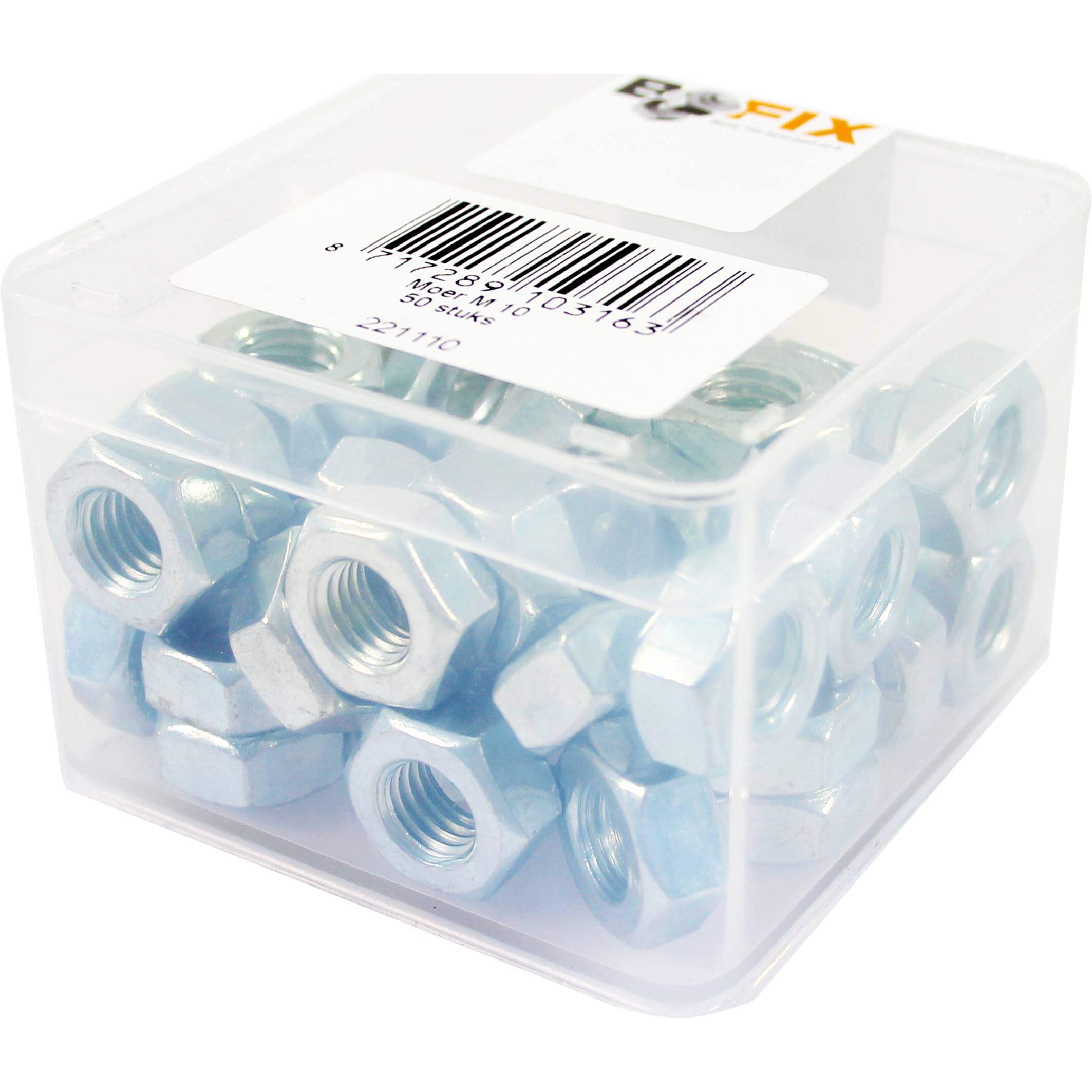 Bofix doos moer M10 (50 stuks)