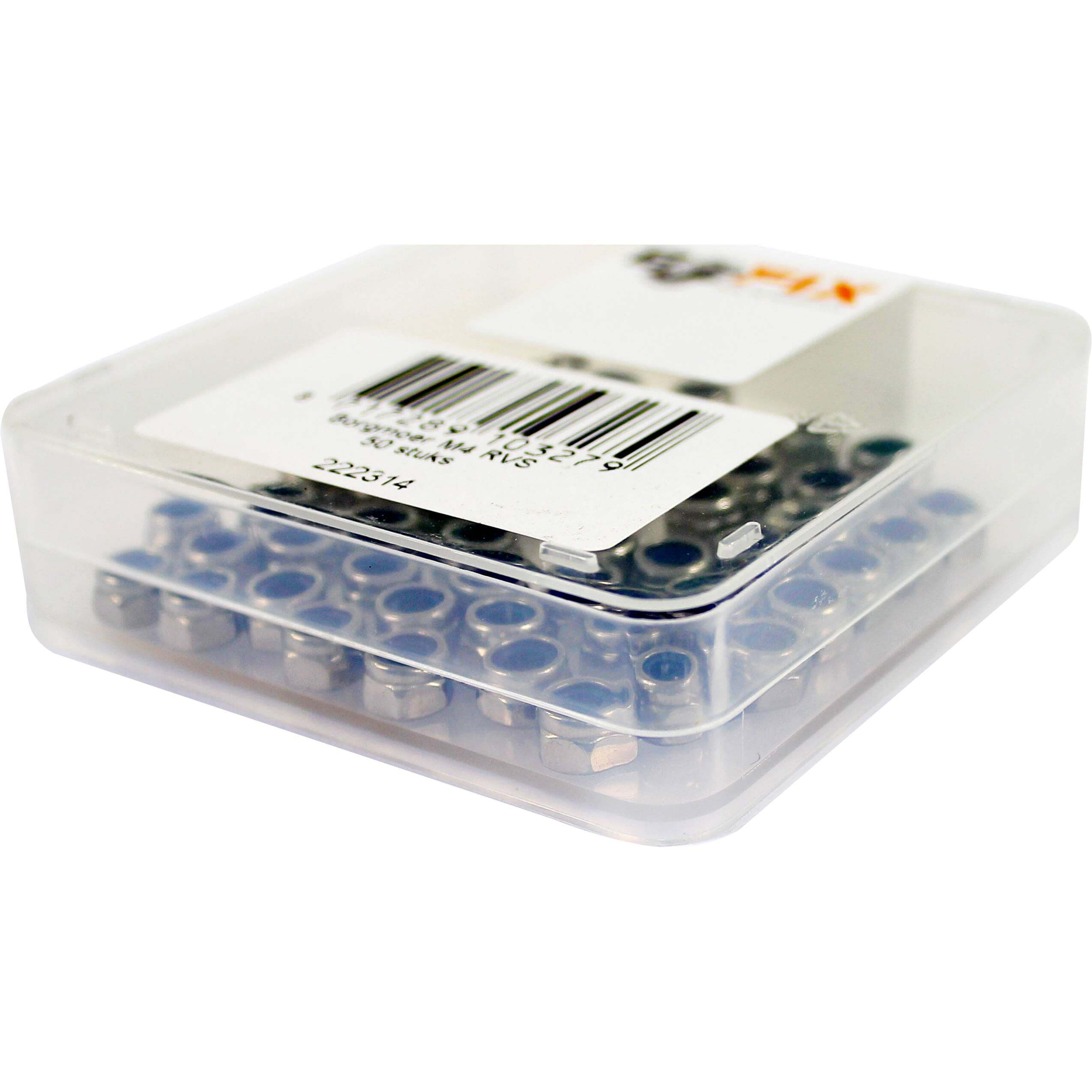 Bofix doos borgmoer M4 RVS (50 stuks)