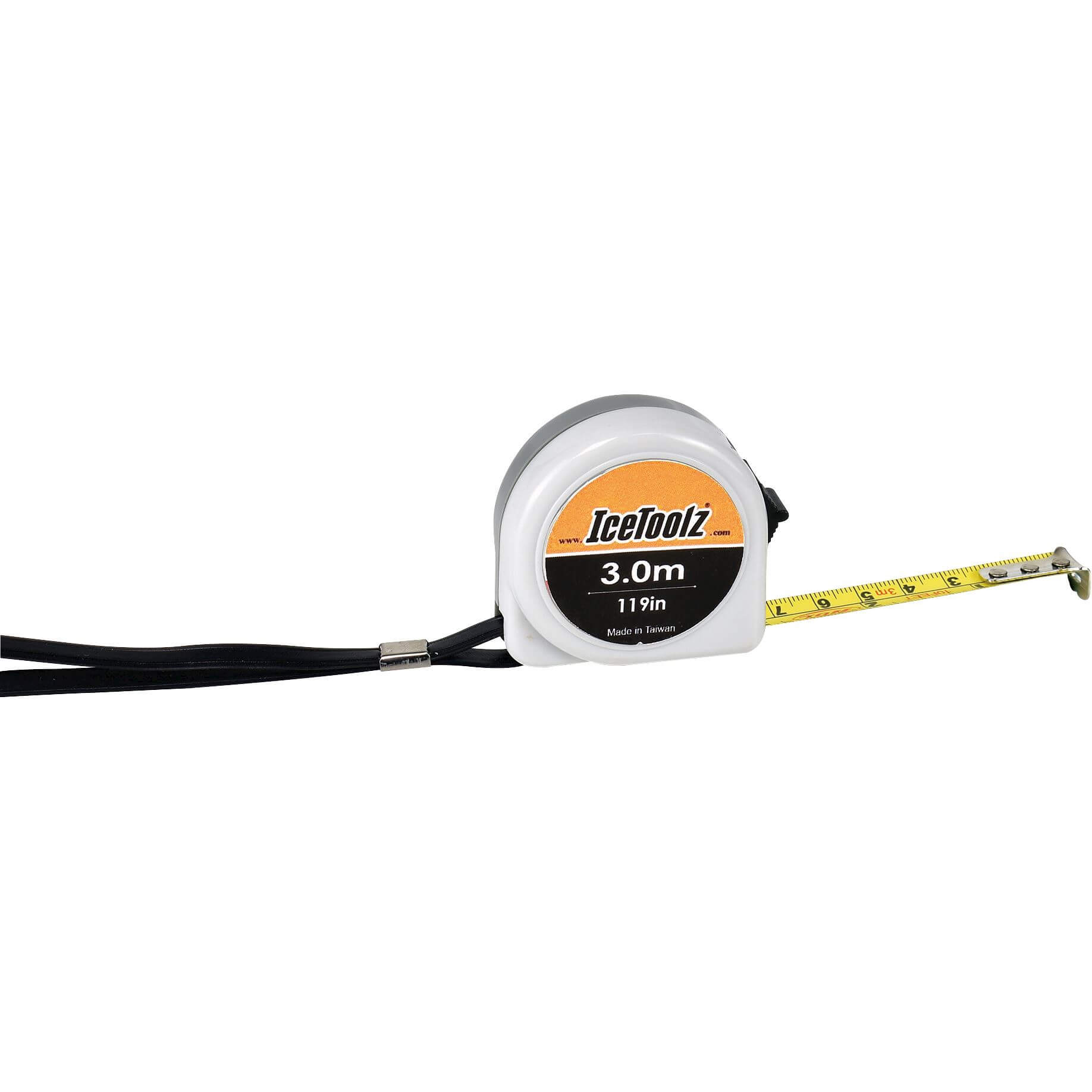 Icetoolz rolmaat 3m (cm + inches)