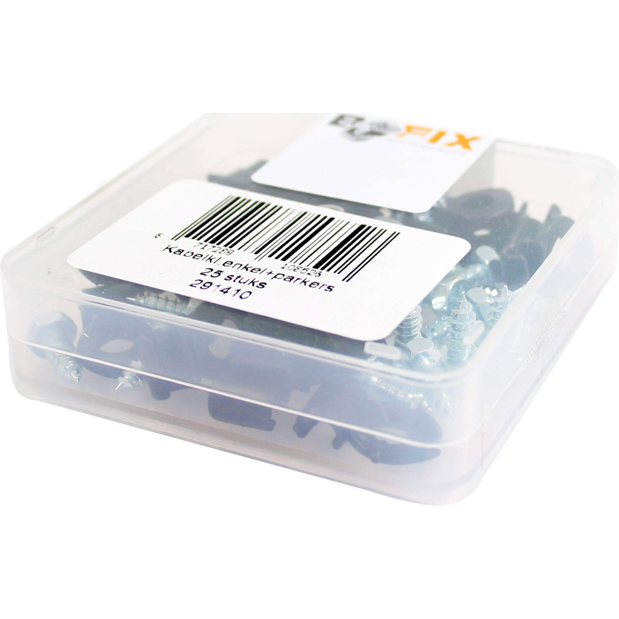 Bofix doos kabelklem enkel +parker (25 stuks)