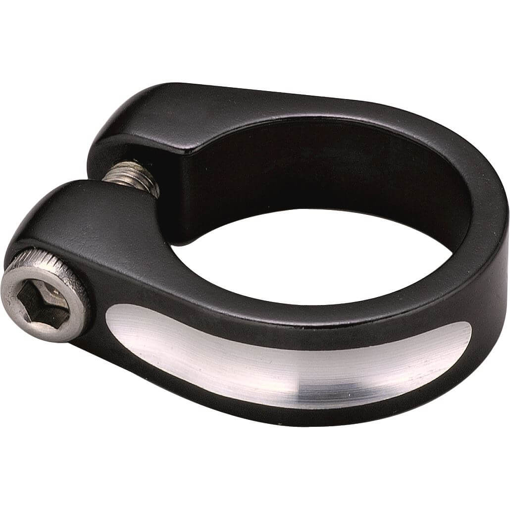 Union zadelpenklem 34.9mm alu zwart