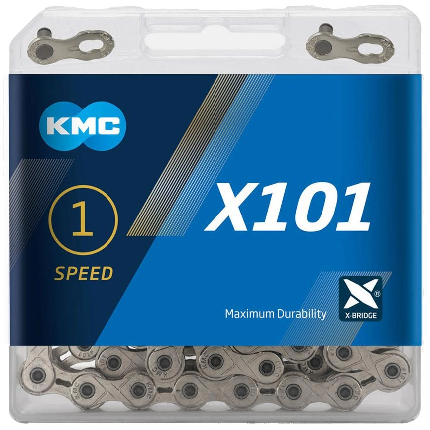 KMC ketting X101 1/8 silver 112s