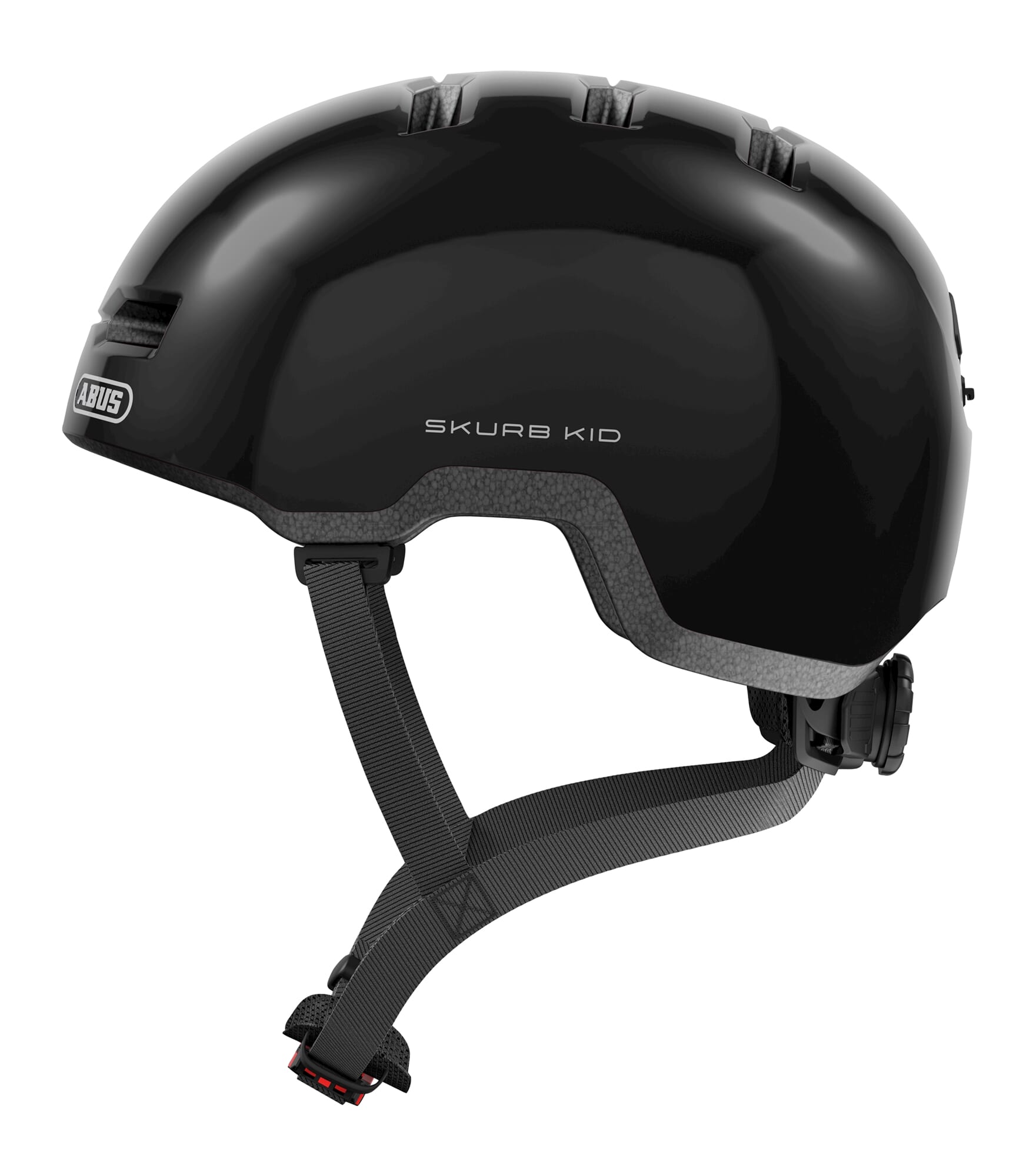 Abus helm Skurb Kid shiny black