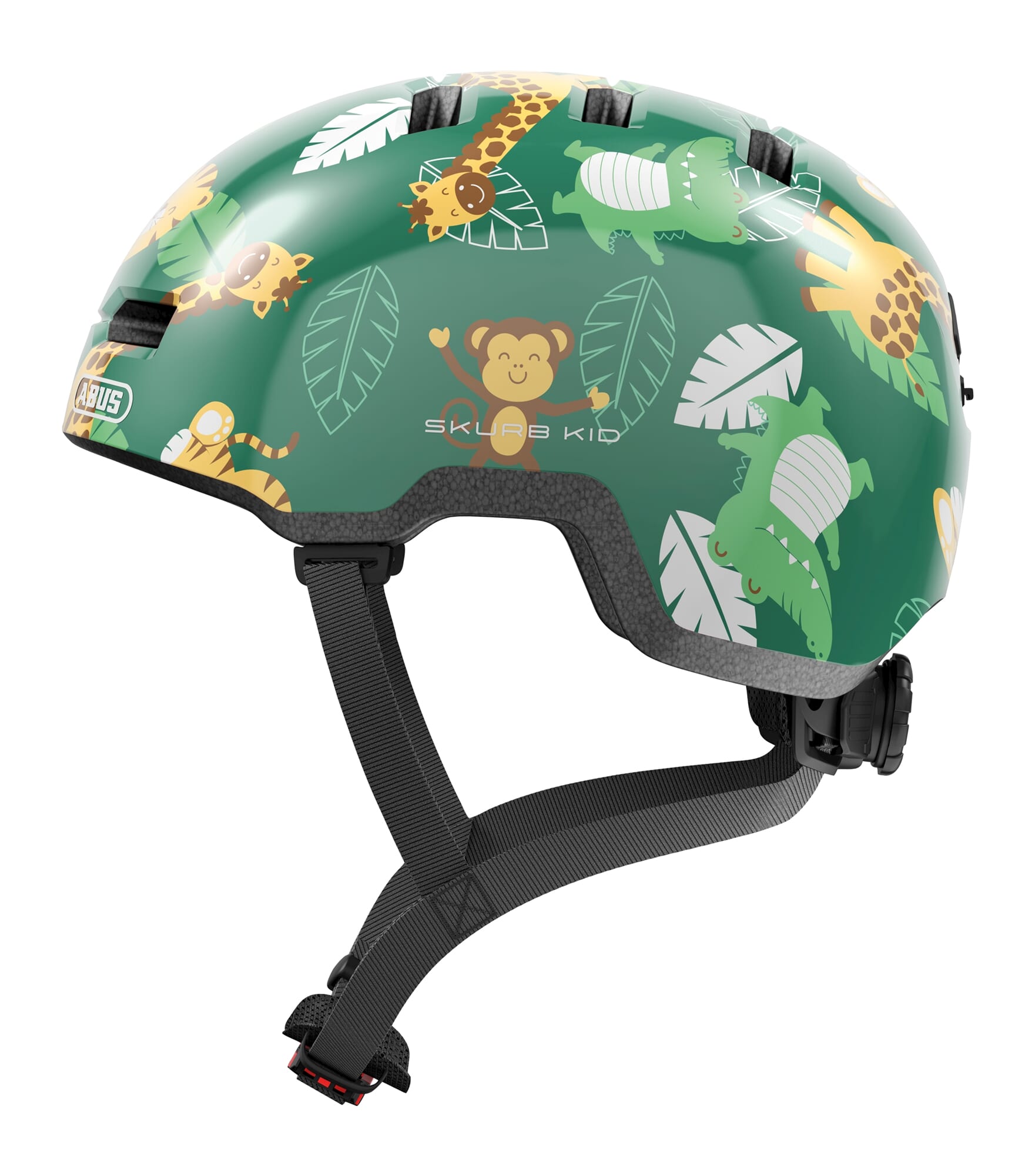 Abus helm Skurb Kid green jungle