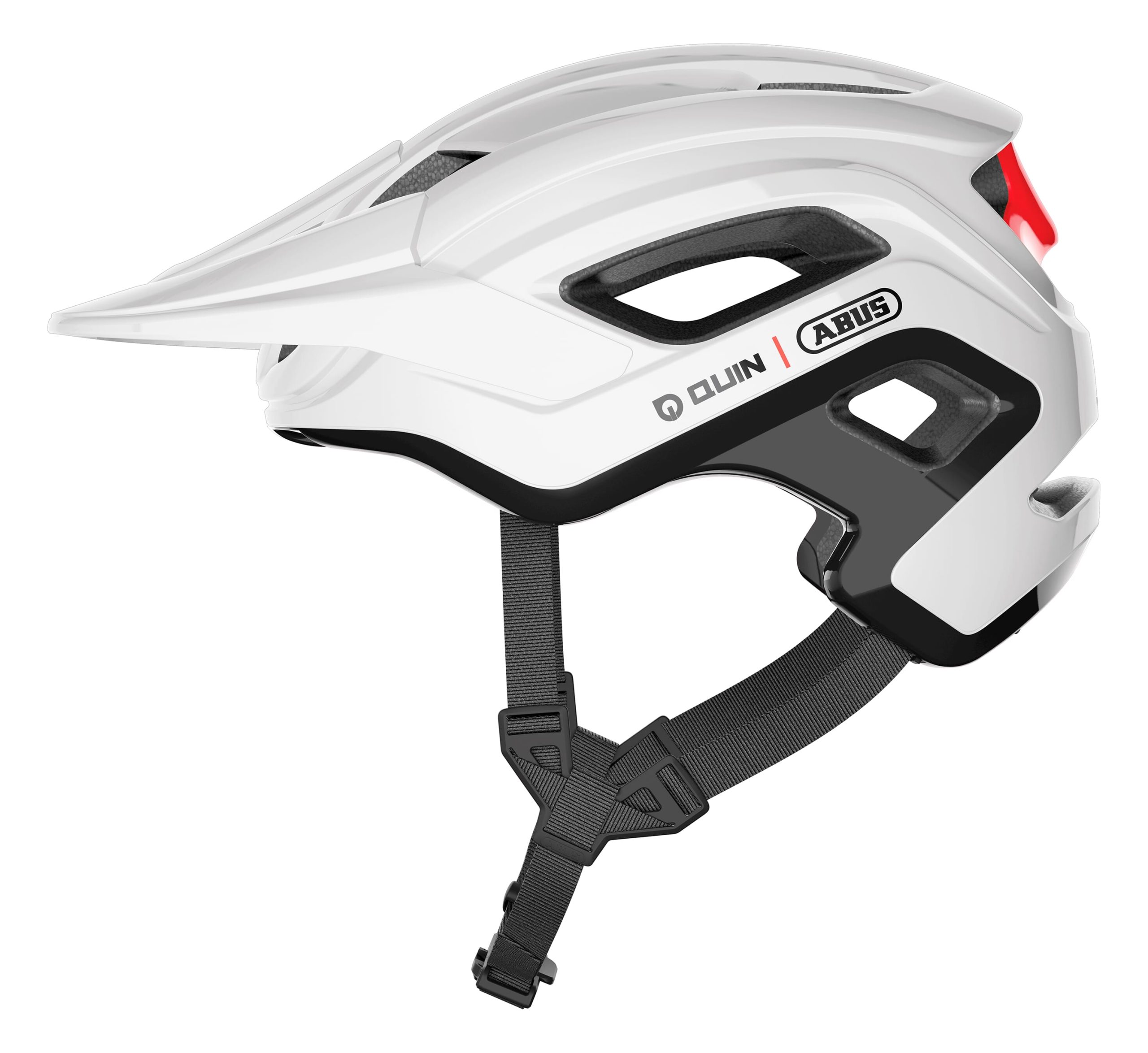 Abus helm CliffHanger QUIN shiny white