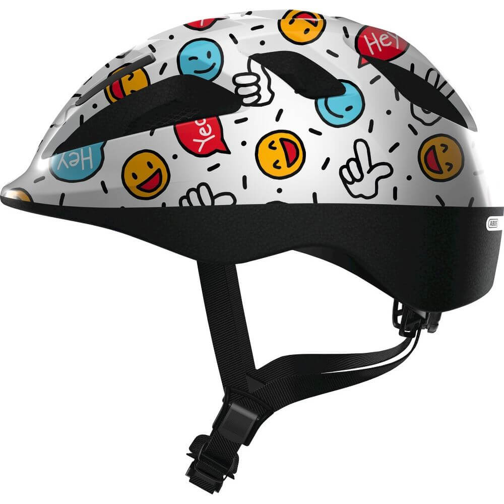 Abus helm Smooty 2.0 white smiley