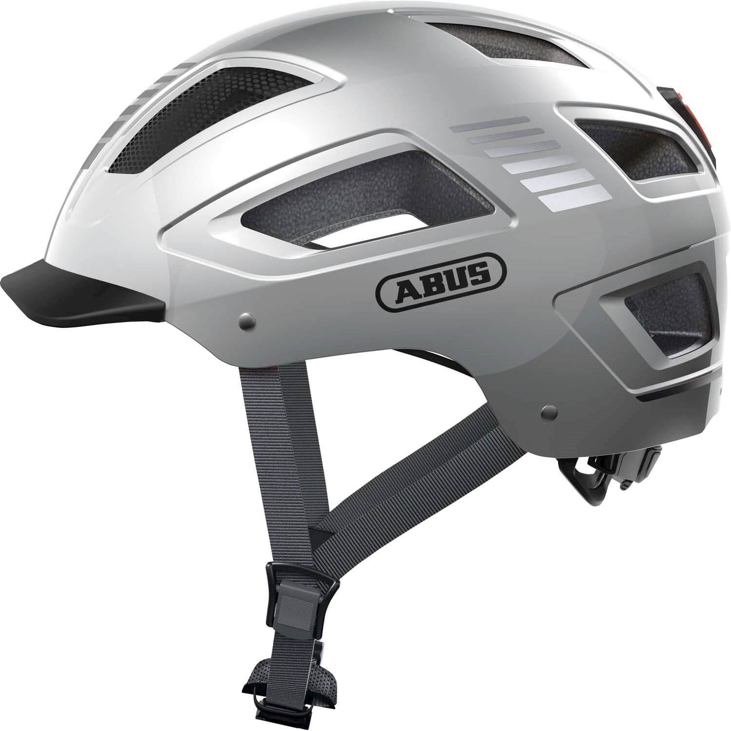 Abus helm Hyban 2.0 signal silver