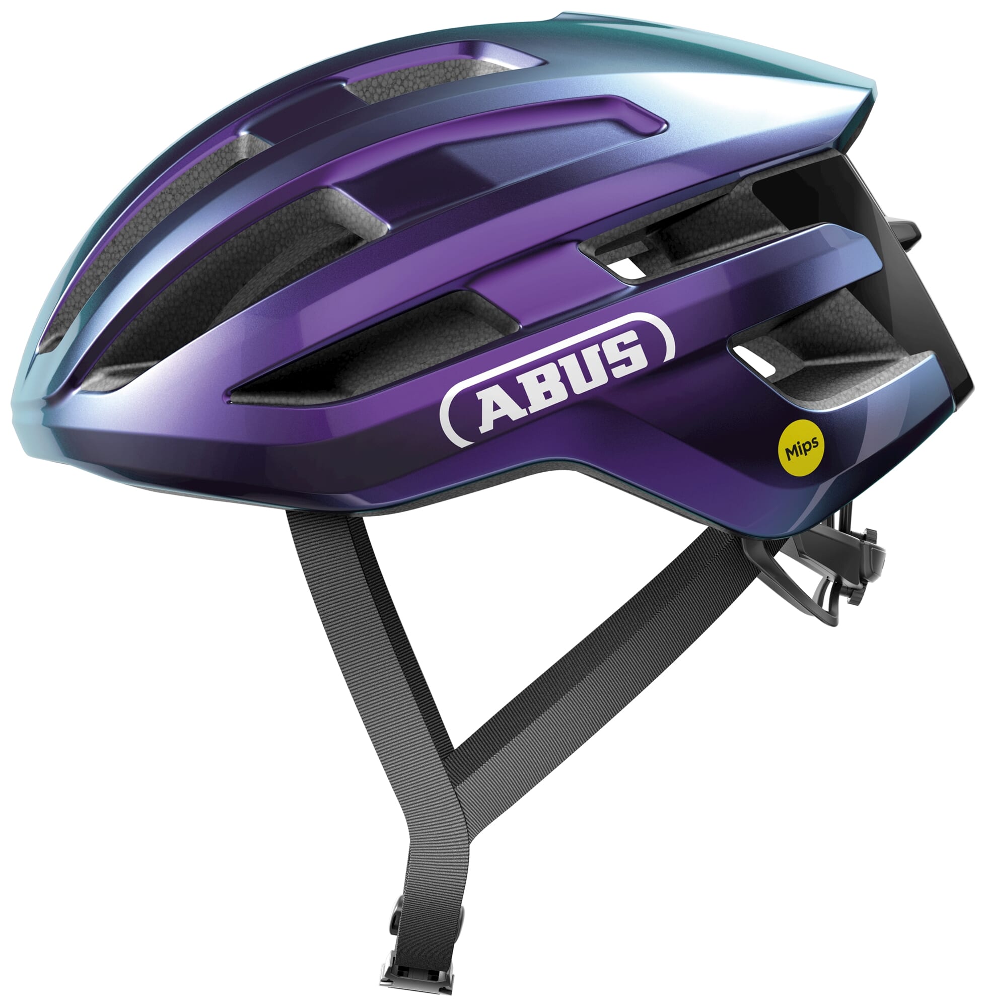 Abus helm PowerDome MIPS flipflop purple