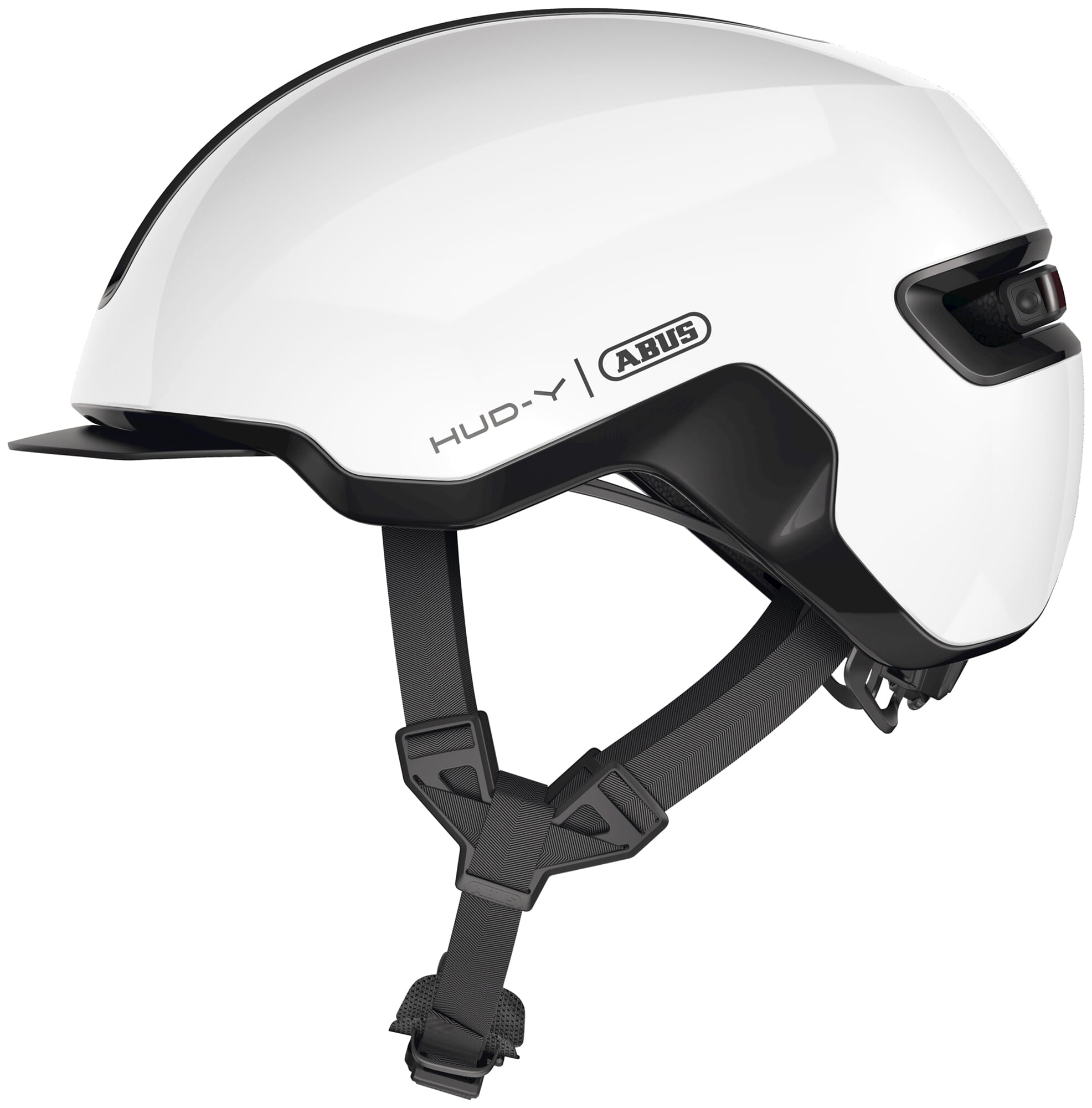Abus helm HUD-Y shiny white