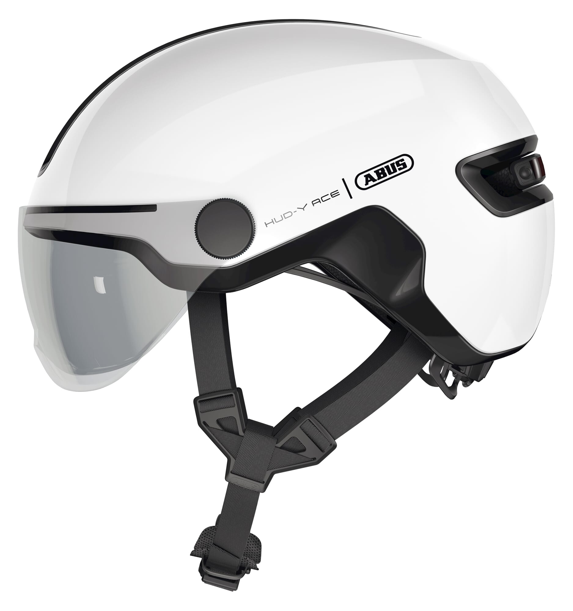 Abus helm HUD-Y ACE shiny white