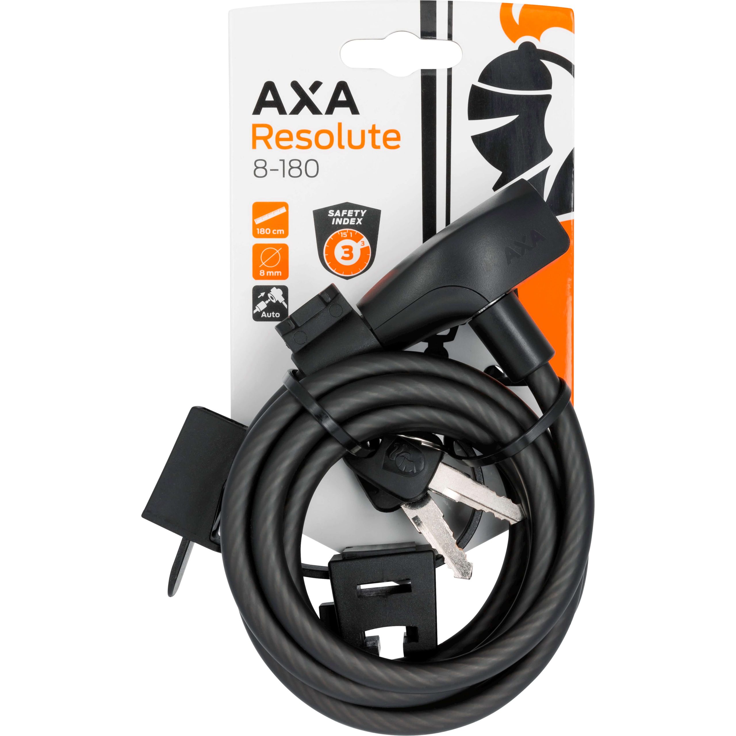 Axa kabelslot Resolute 8/180