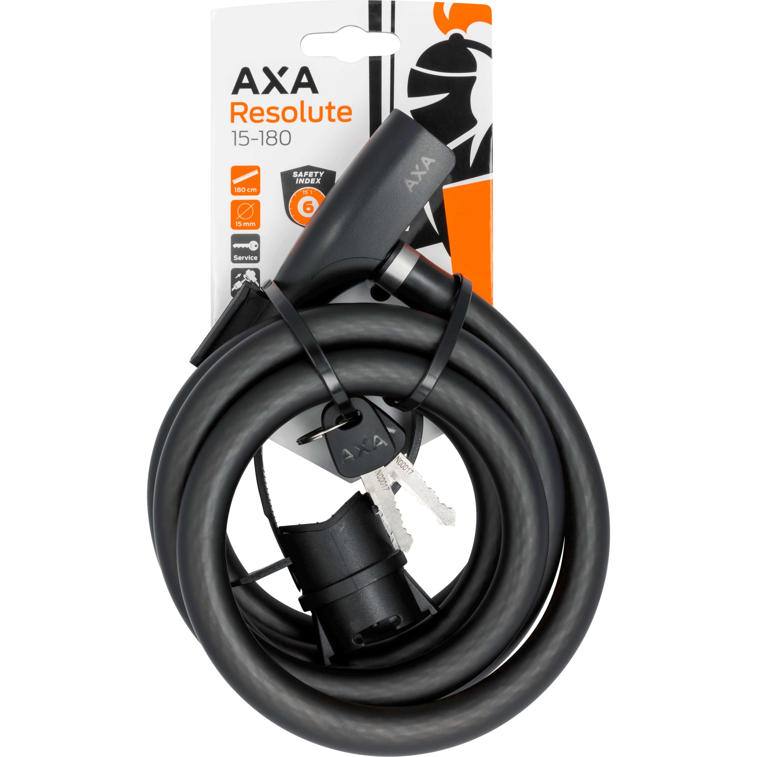 Axa kabelslot Resolute 15/180