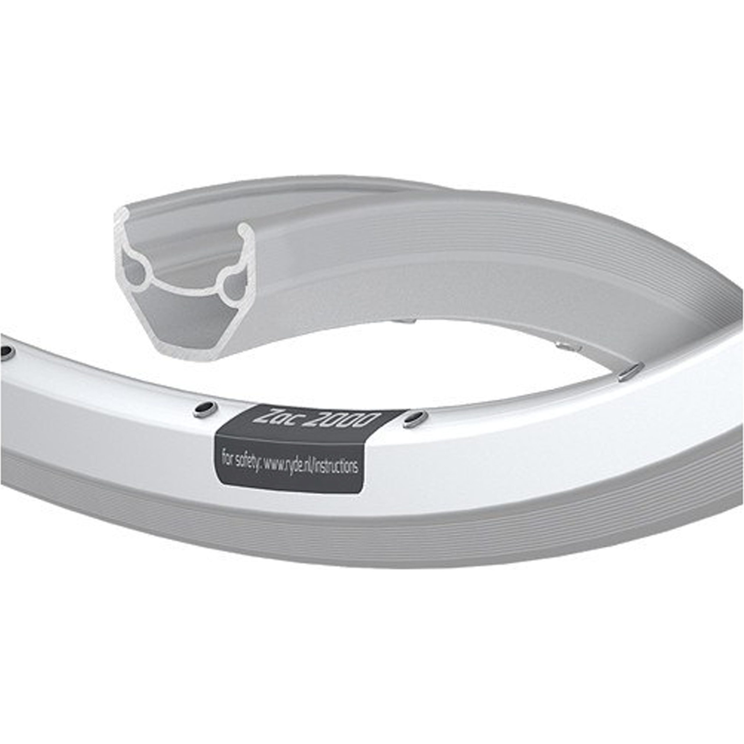 Ryde velg 28 ZAC2000 36/14 silver