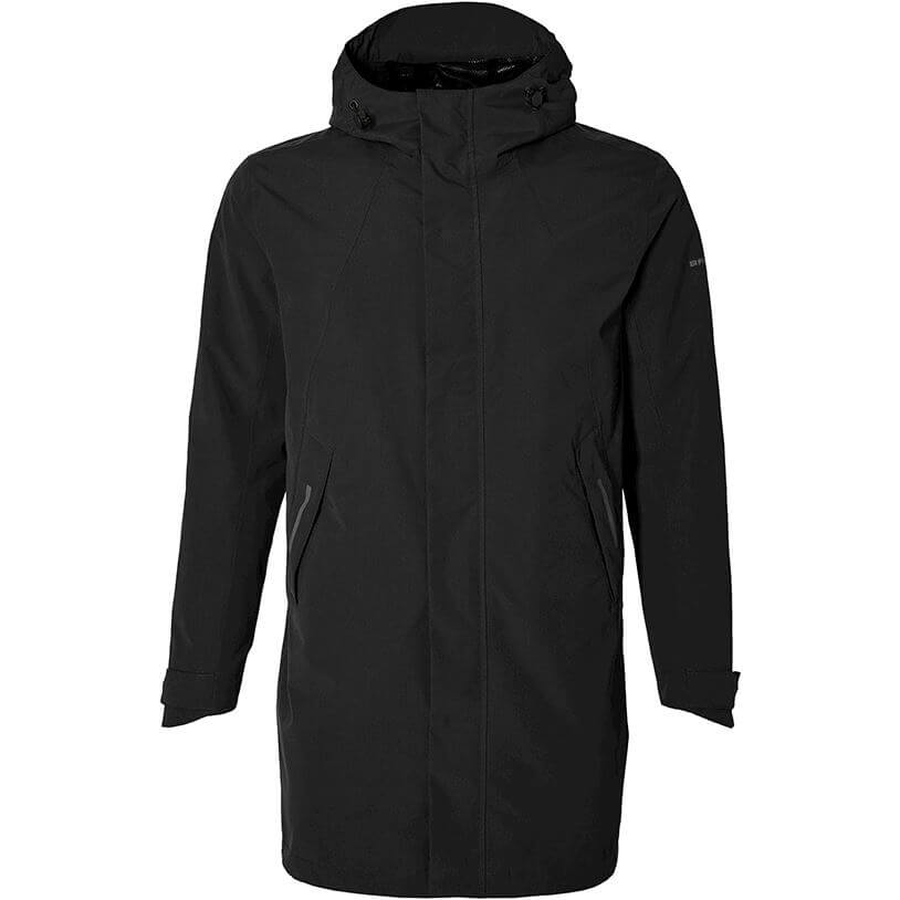 Basil regenparka Mosse heren Jet Black L