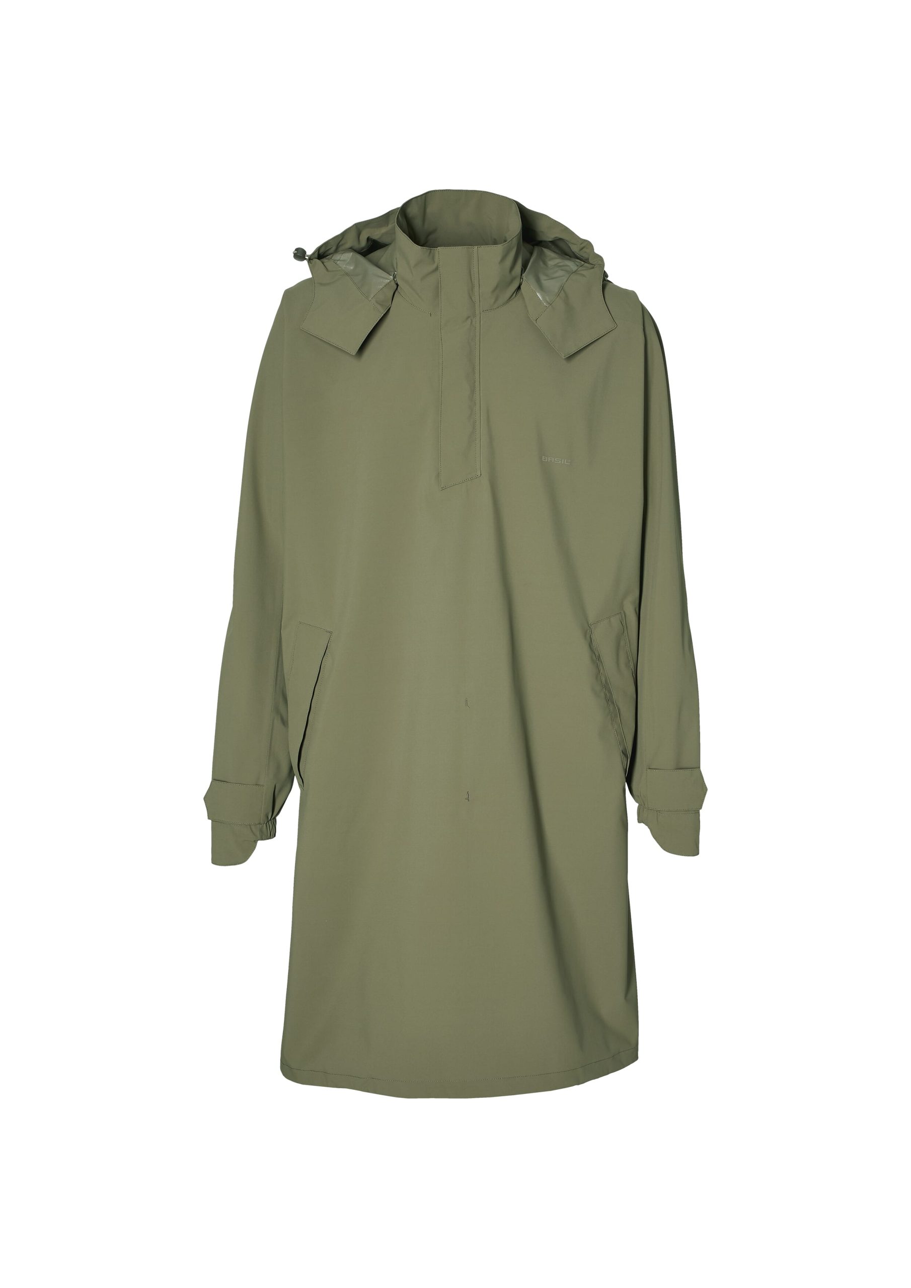 Basil poncho Mosse unisex Olive Green XL/XXL