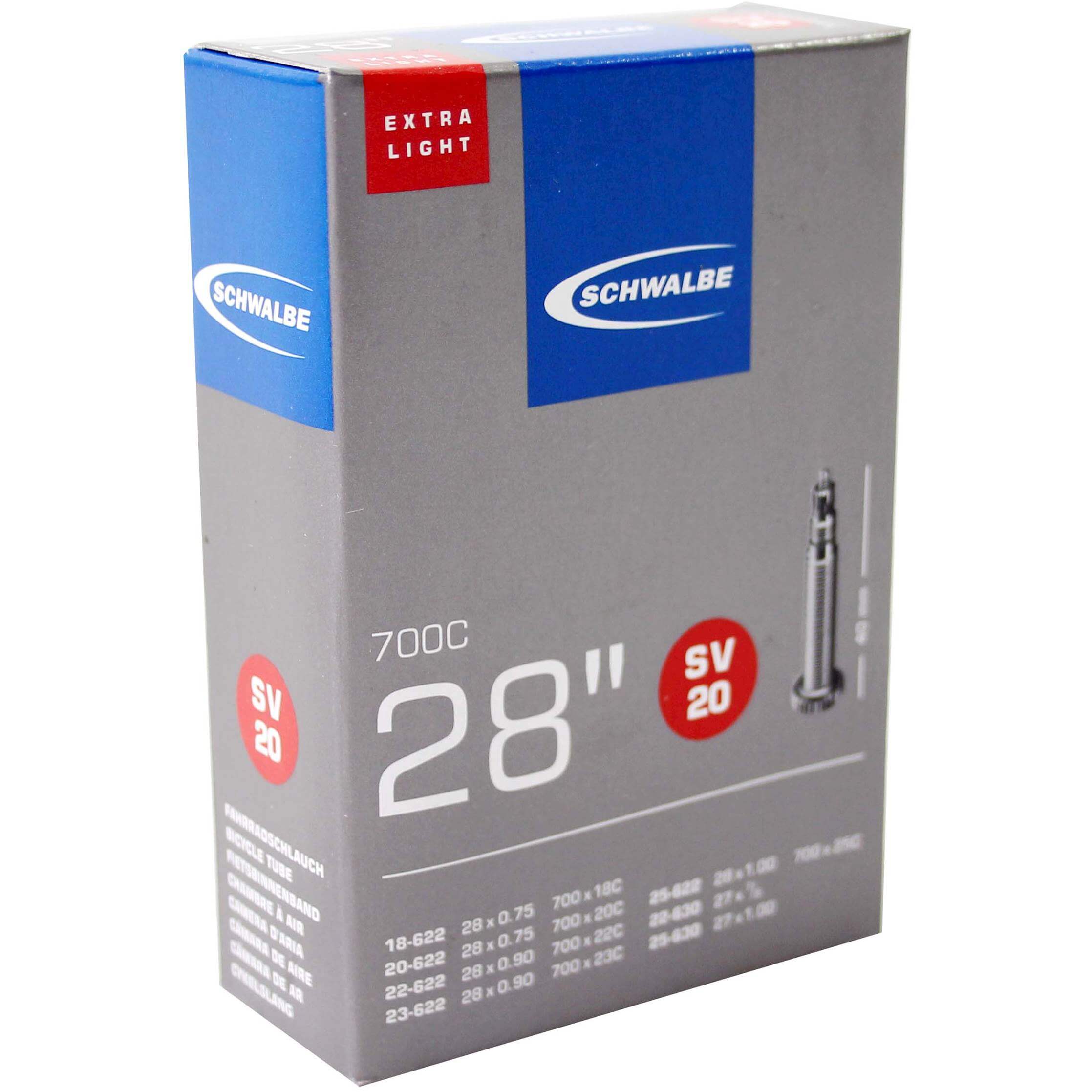 Schwalbe bnb SV20 Extra Light 18/25-622/630 fv 40mm