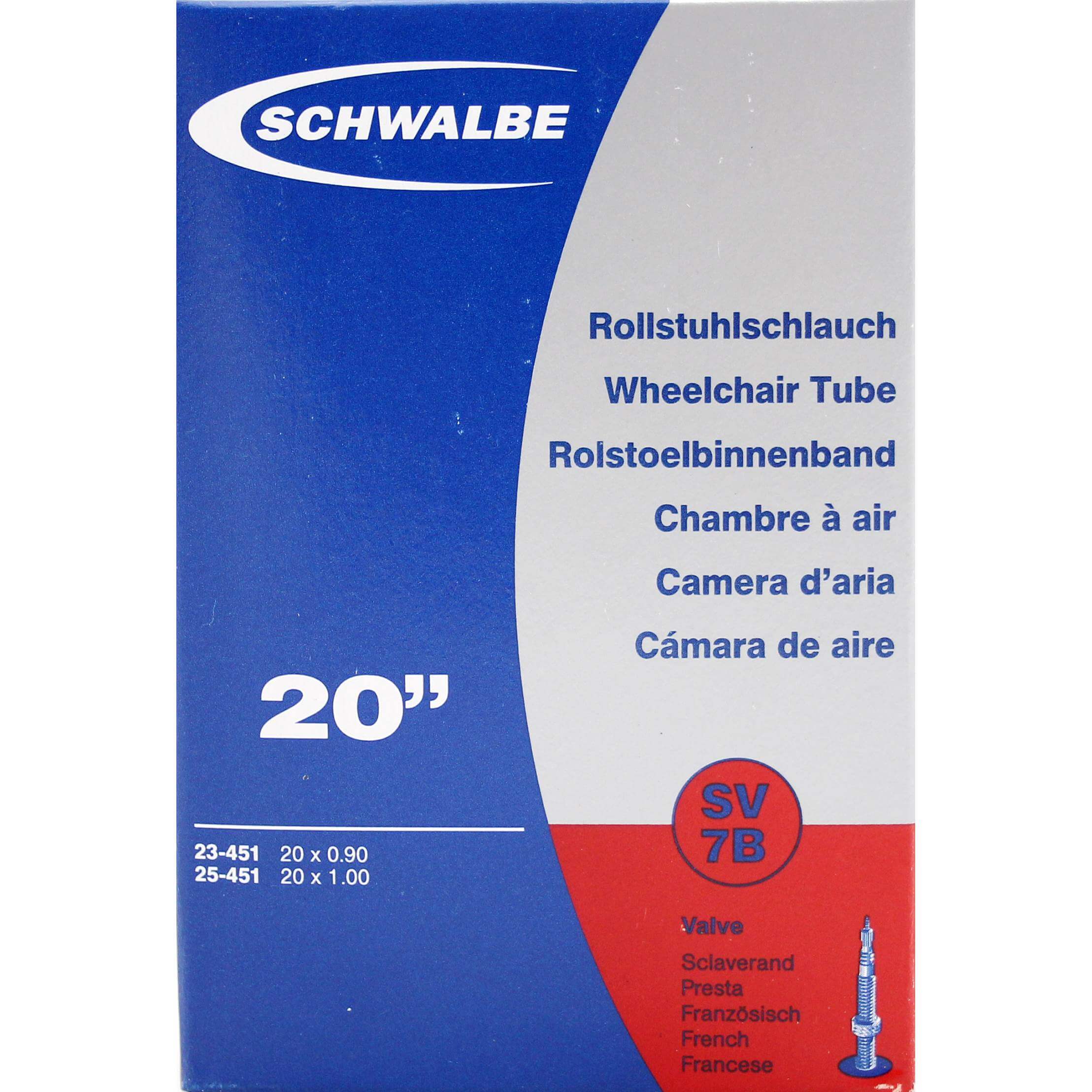 Schwalbe bnb SV7B 20 x 0.90 - 1.00 fv 40mm