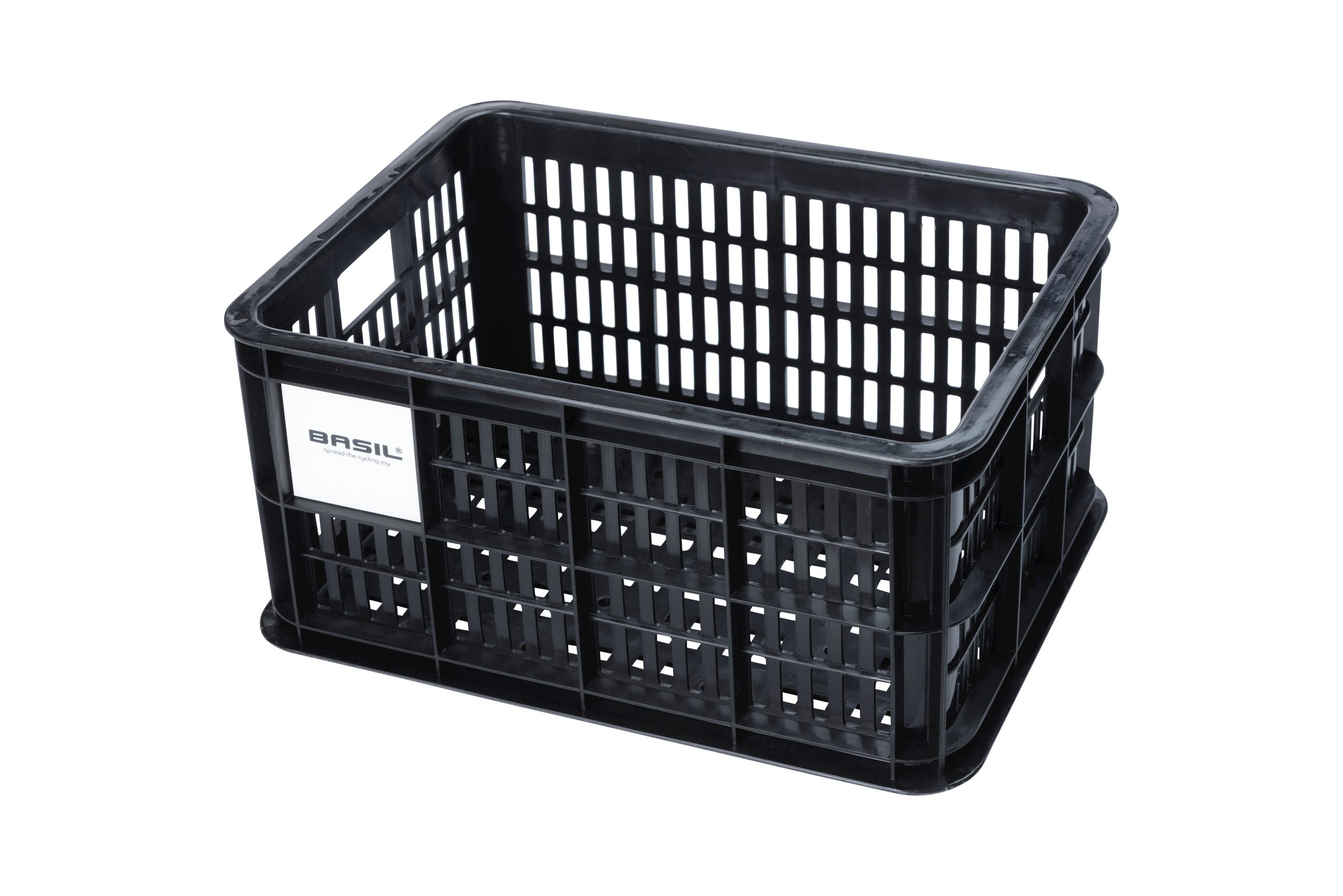 Basil fietskrat S 17.5L recycled zwart