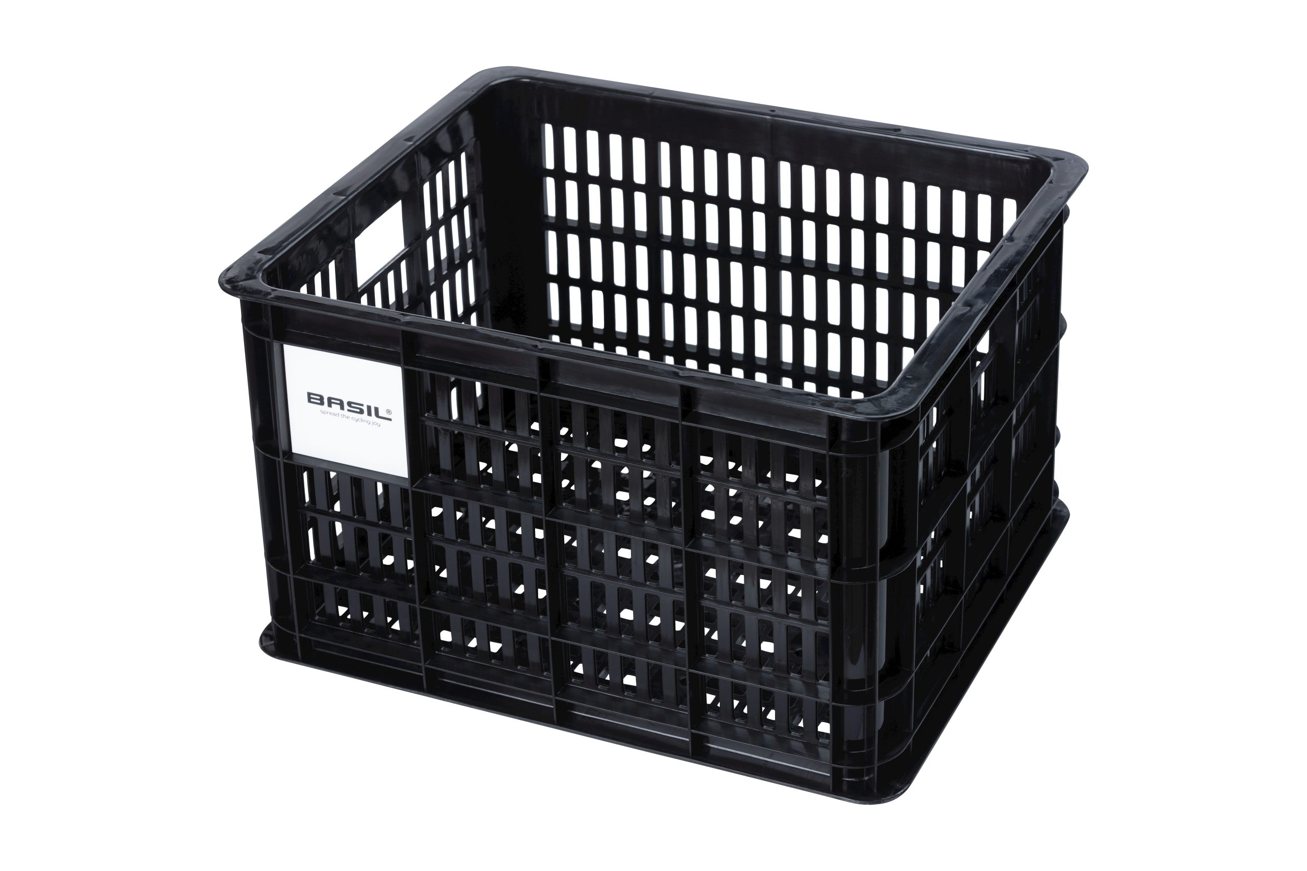 Basil fietskrat M 29.5L recycled zwart