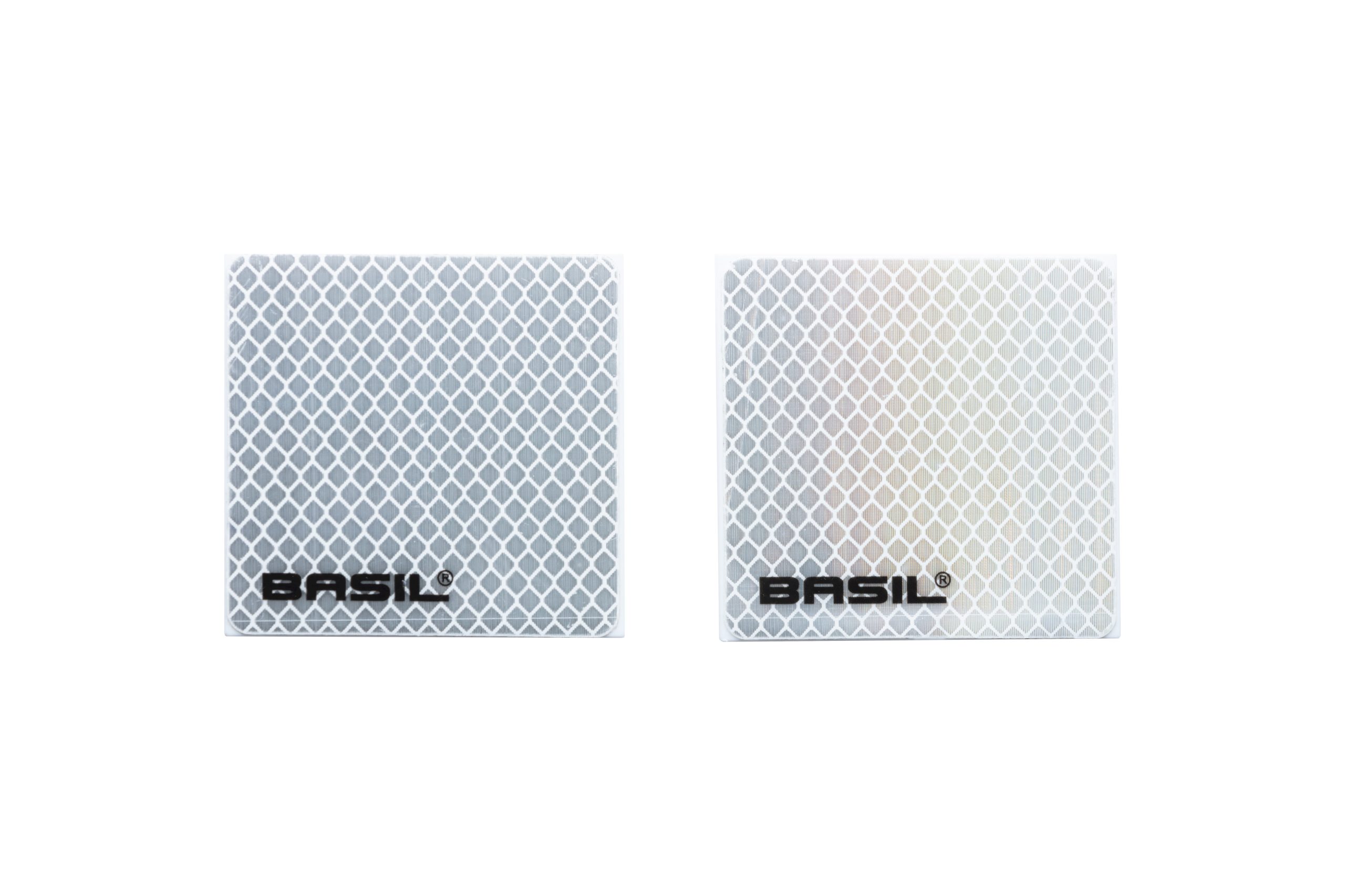 Basil Kratklikker High reflective 2 stuks zilver