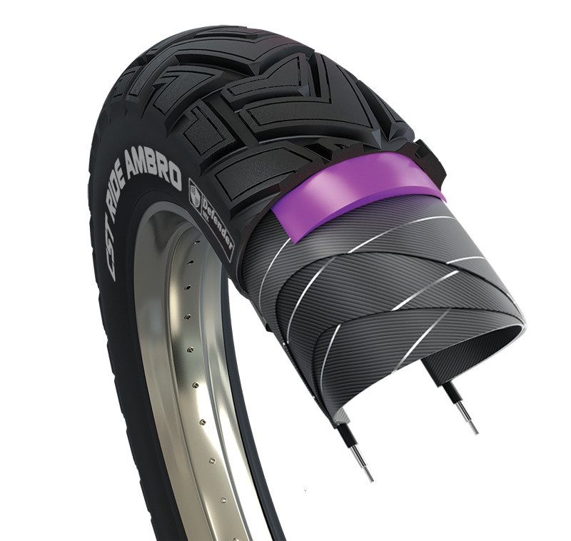 CST btb Fatbike Ride Ambro 20 x 4.00 zwart reflectie