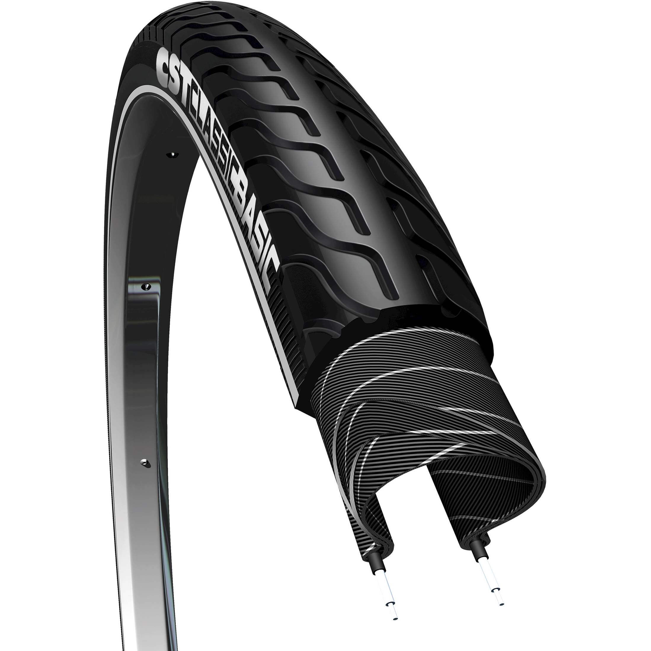 CST btb Basic 28 x 1 1/4 zw refl