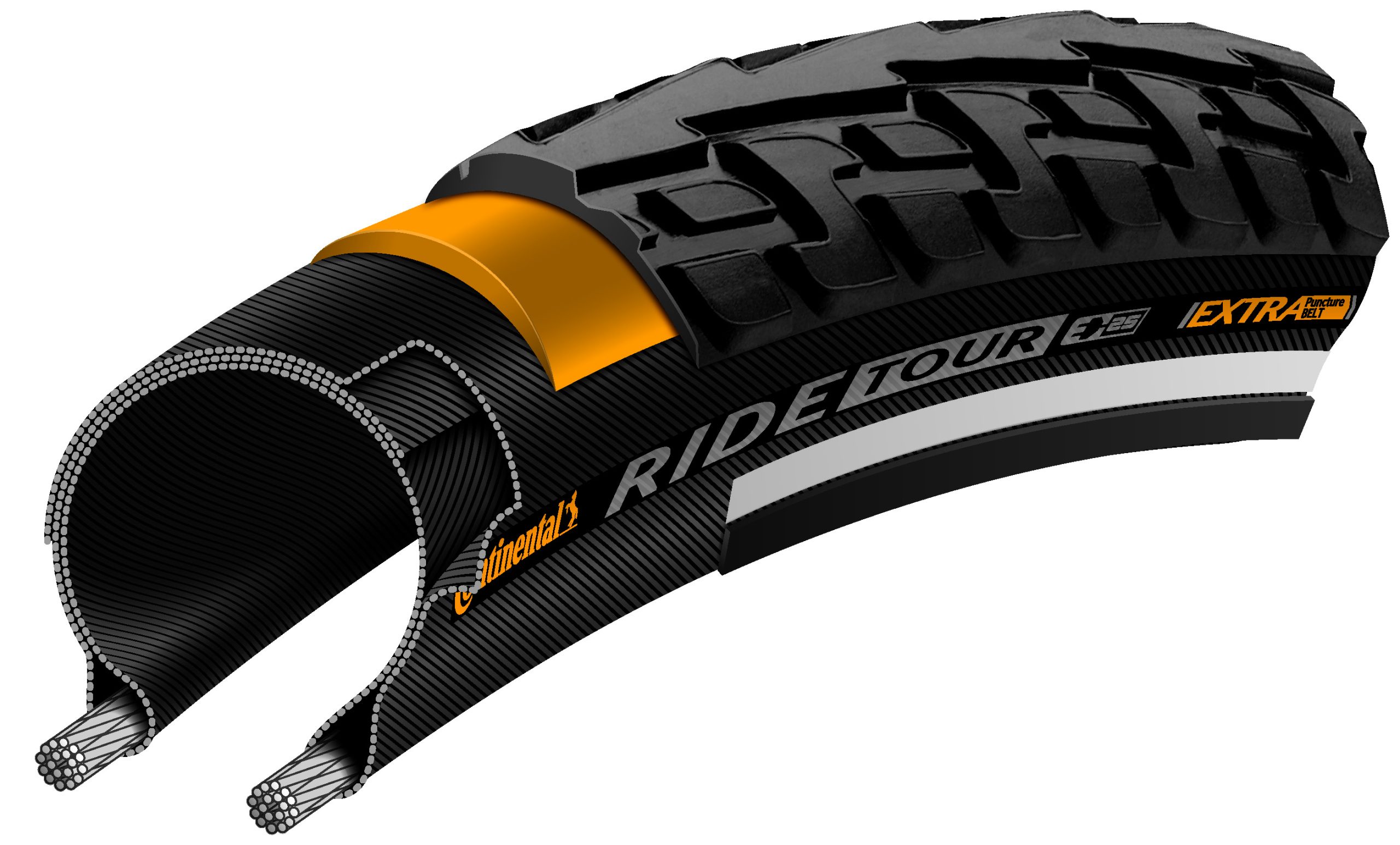 Continental btb Ride Tour 26 x 1.75 zw refl