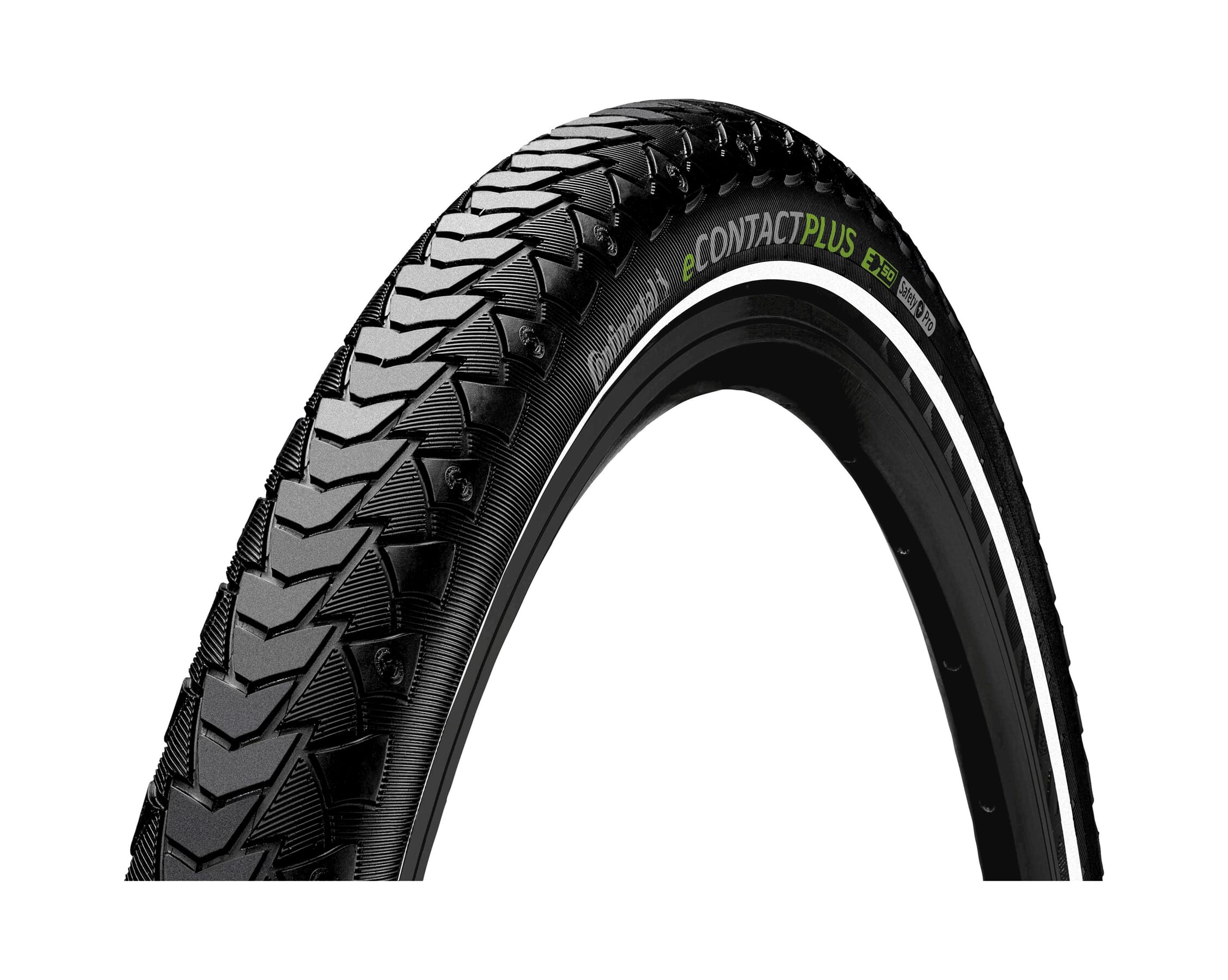 Continental btb eContact Plus 28 x 2.00 zwart refl
