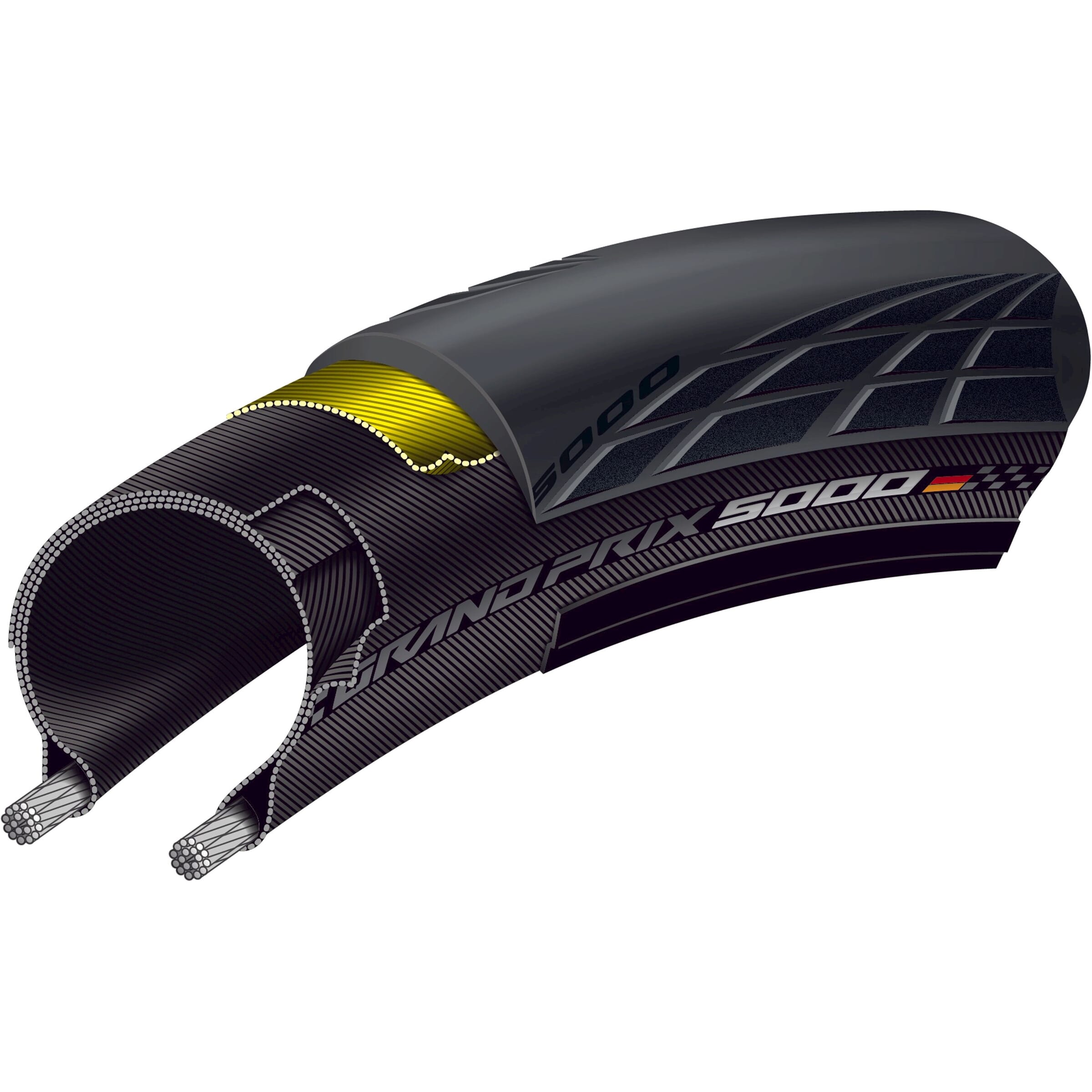 Continental btb GP 5000 30-622 zw vouw