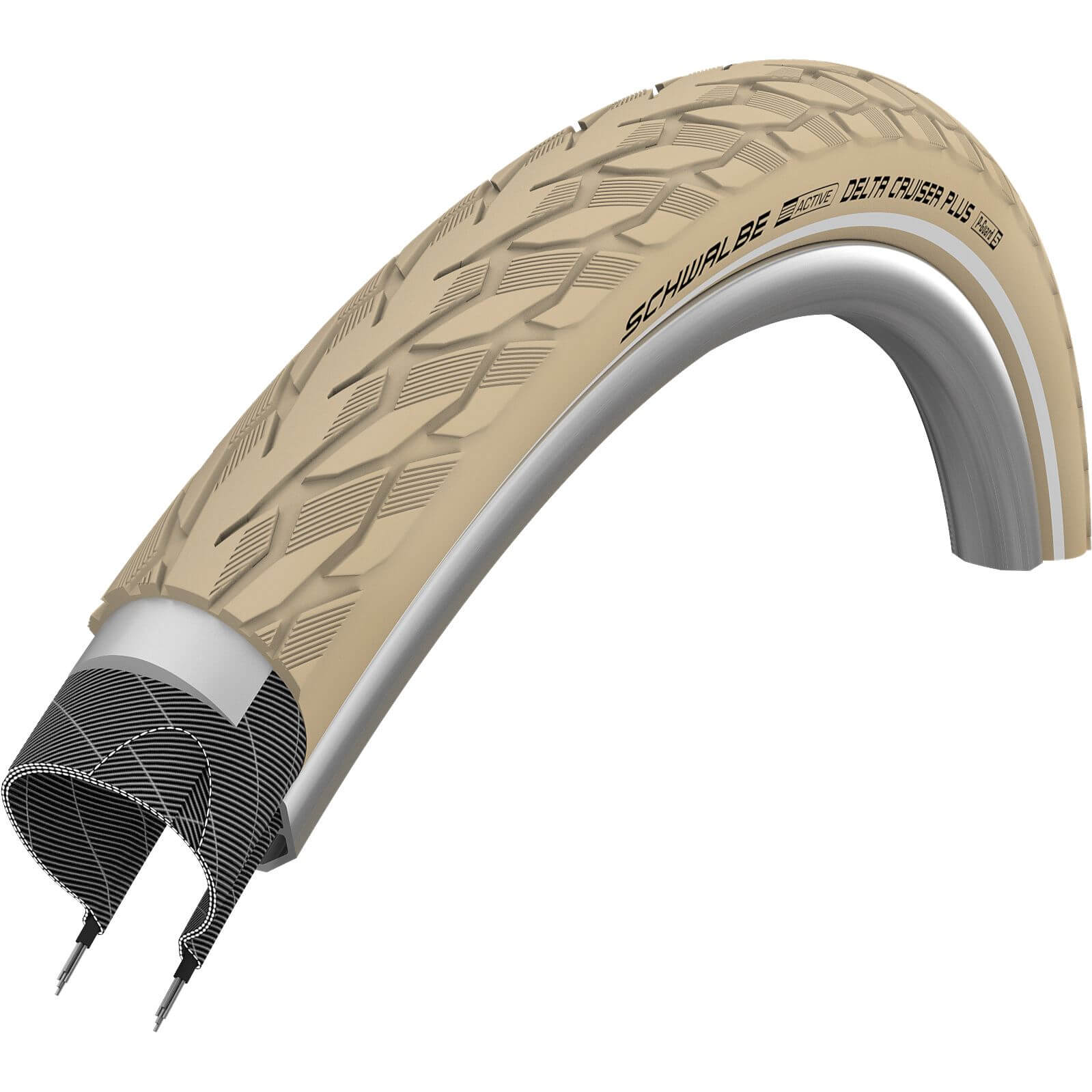 Schwalbe btb Delta Cruiser Plus 28 x 1 1/2 creme refl