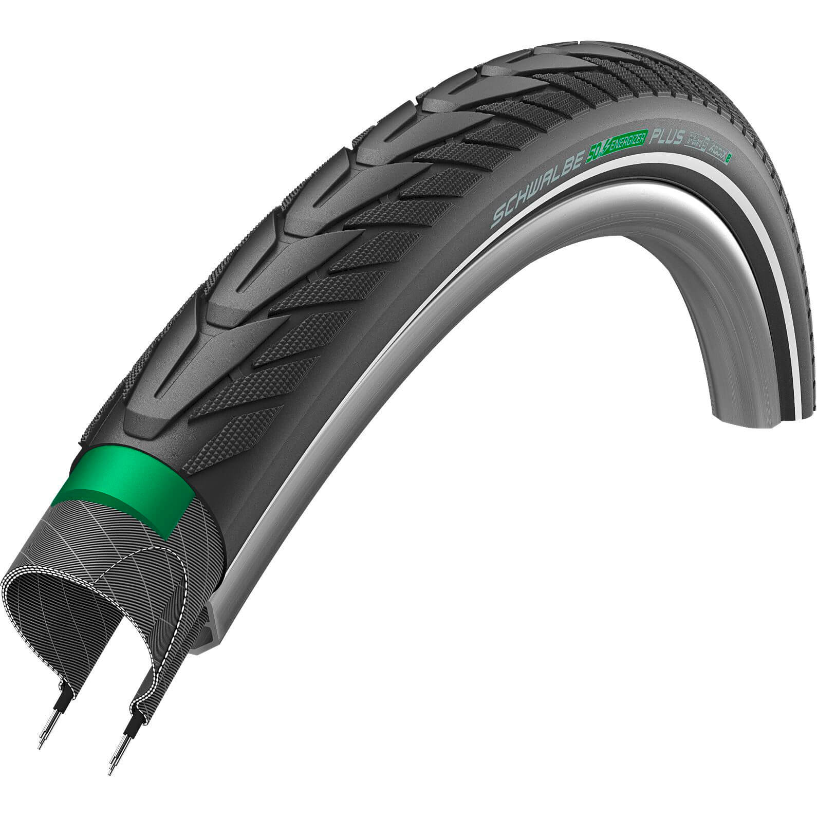 Schwalbe btb Energizer Plus 28 x 2.15 zw refl