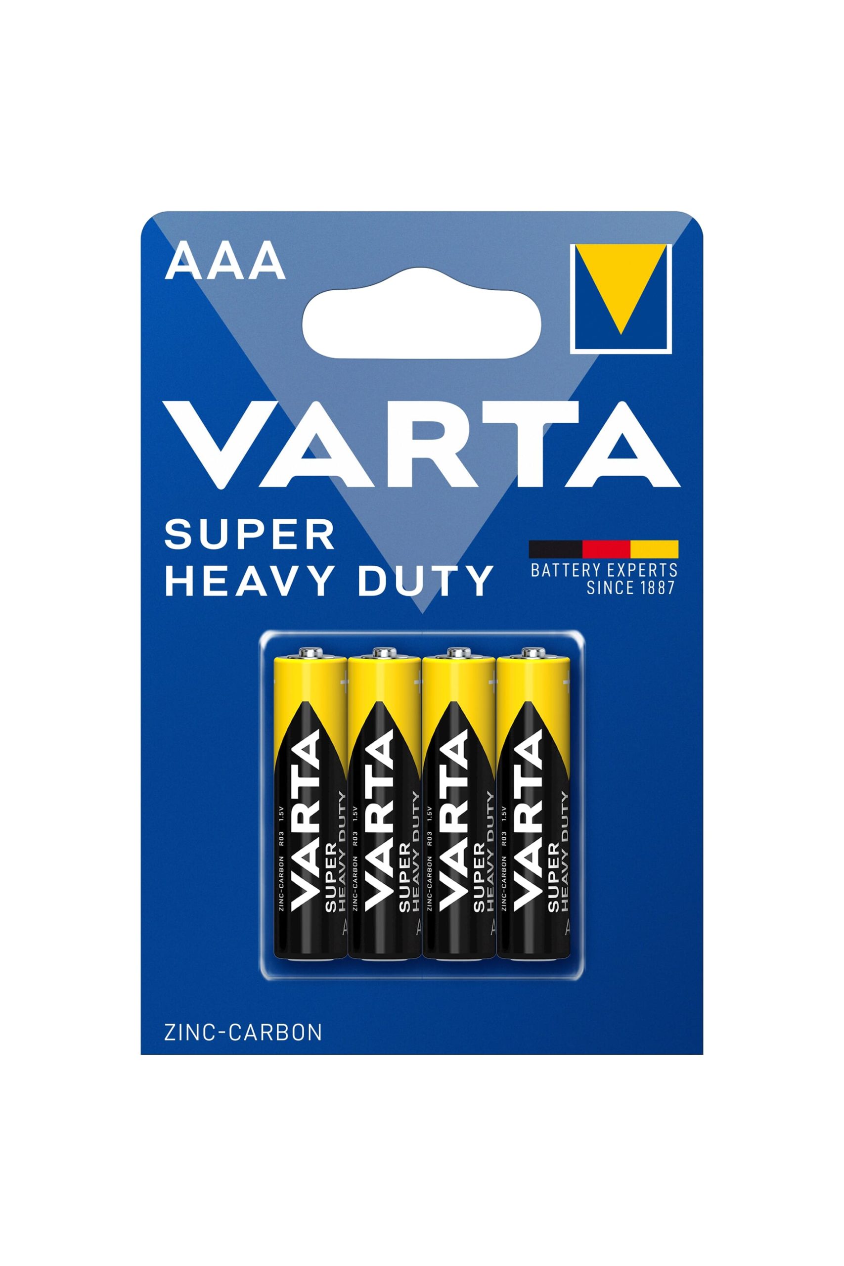 Varta batterij R03 AAA 1,5V krt (4)