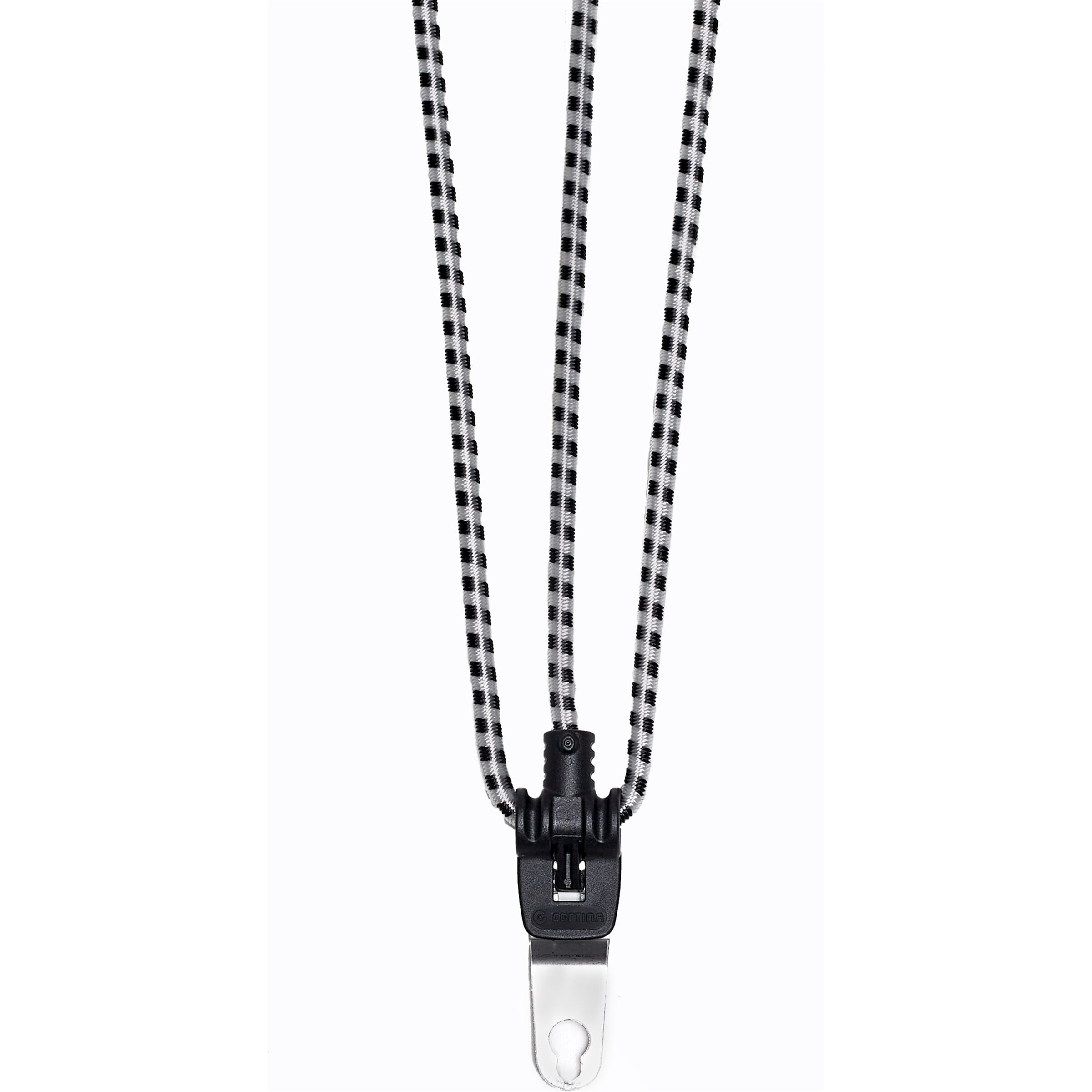 Cortina snelbinder Jakarta 76 cm wit/zwart