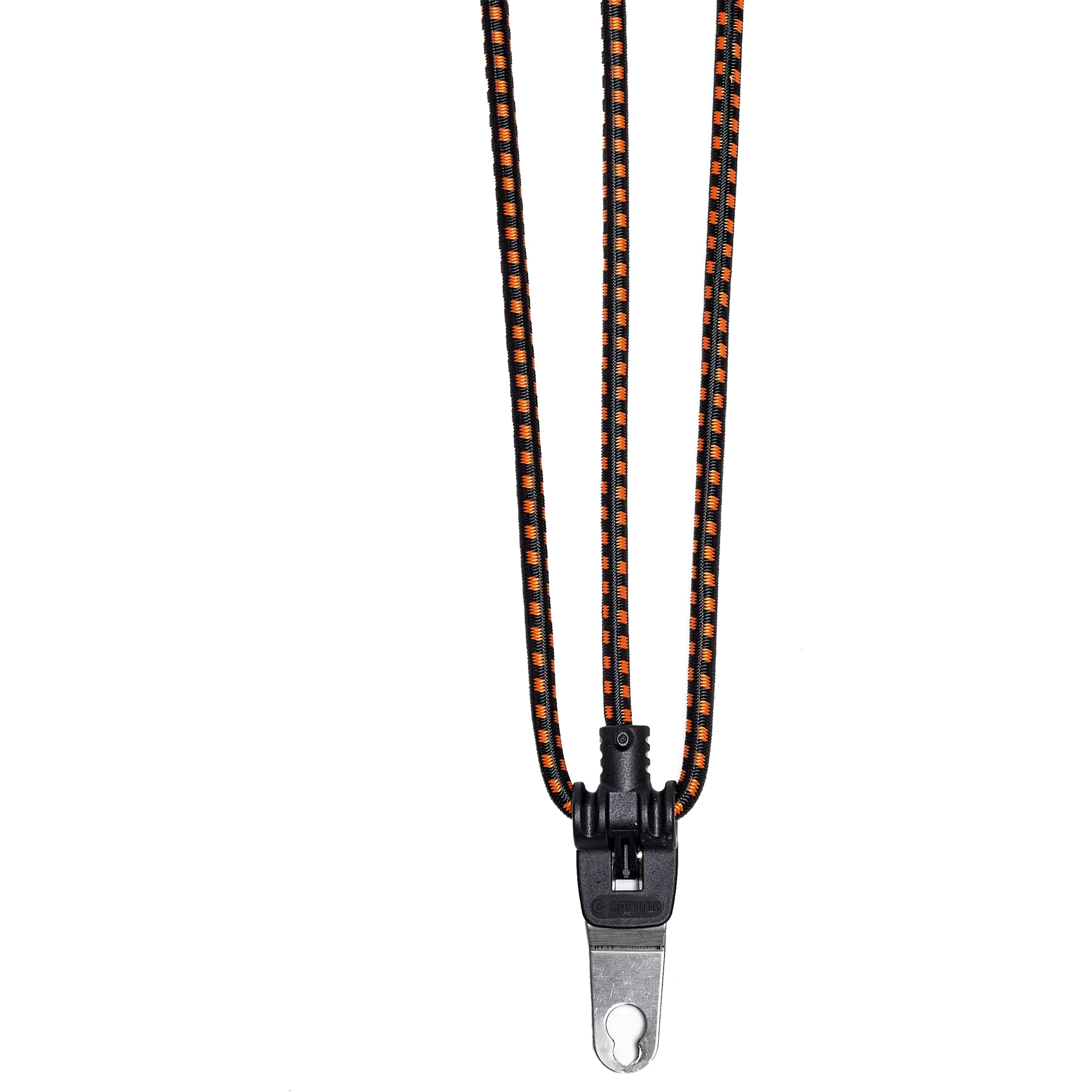 Cortina snelbinder Jakarta 62 cm zwart/oranje