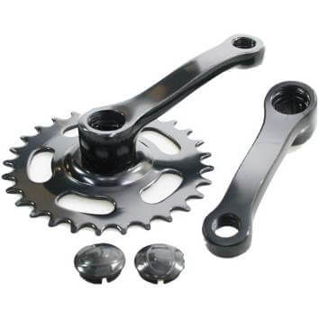 crankstel 28t 102 zwart
