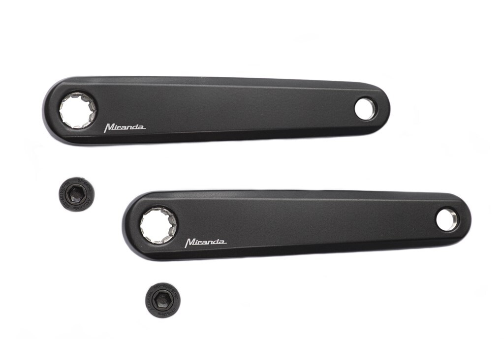 Miranda crankstel Delta Bosch 1, 2 en 4 zwart