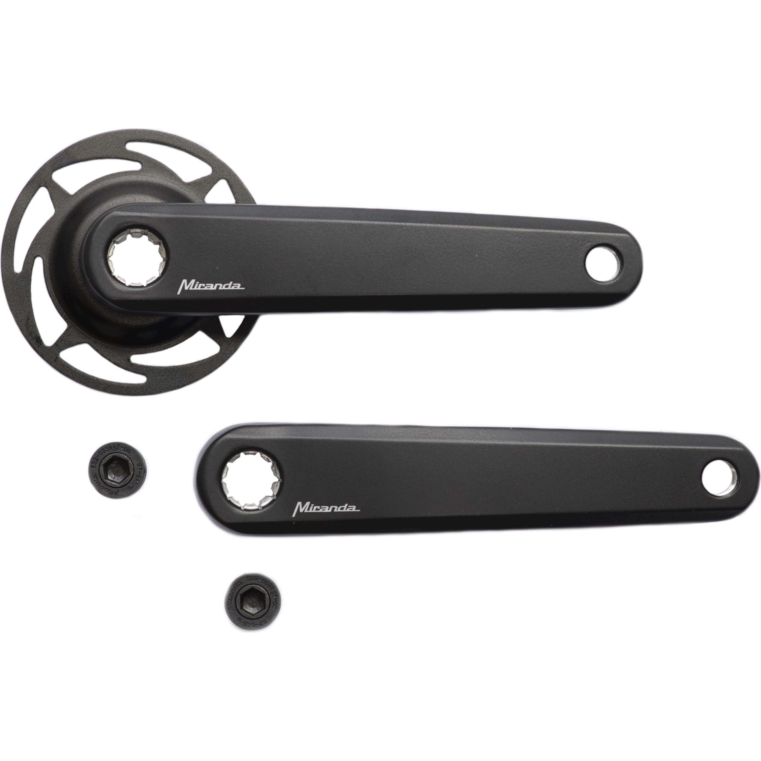Miranda crankstel Delta rock ring Bosch 1, 2 en 4 zwart
