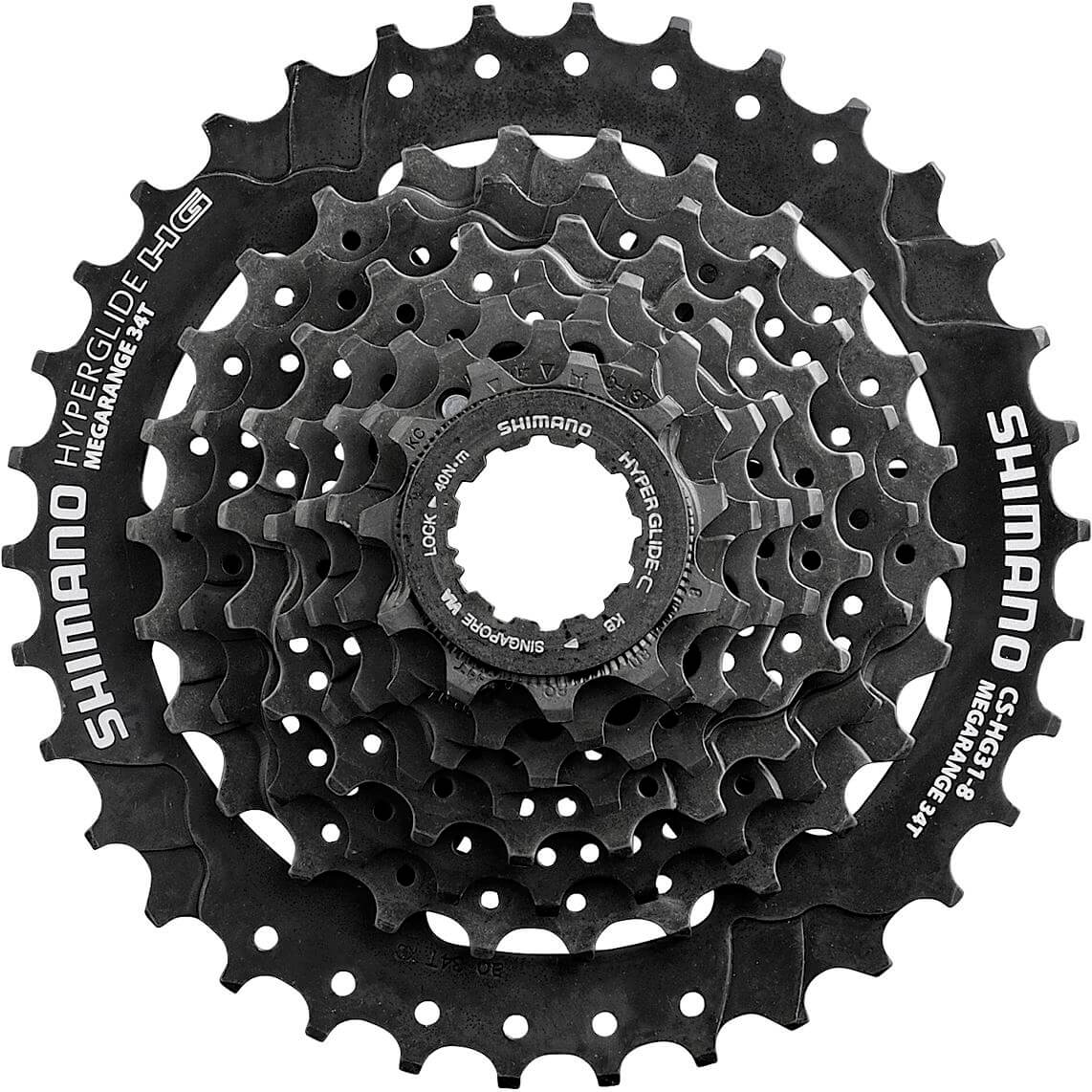 Shimano cassette 8v 11/34 HG31