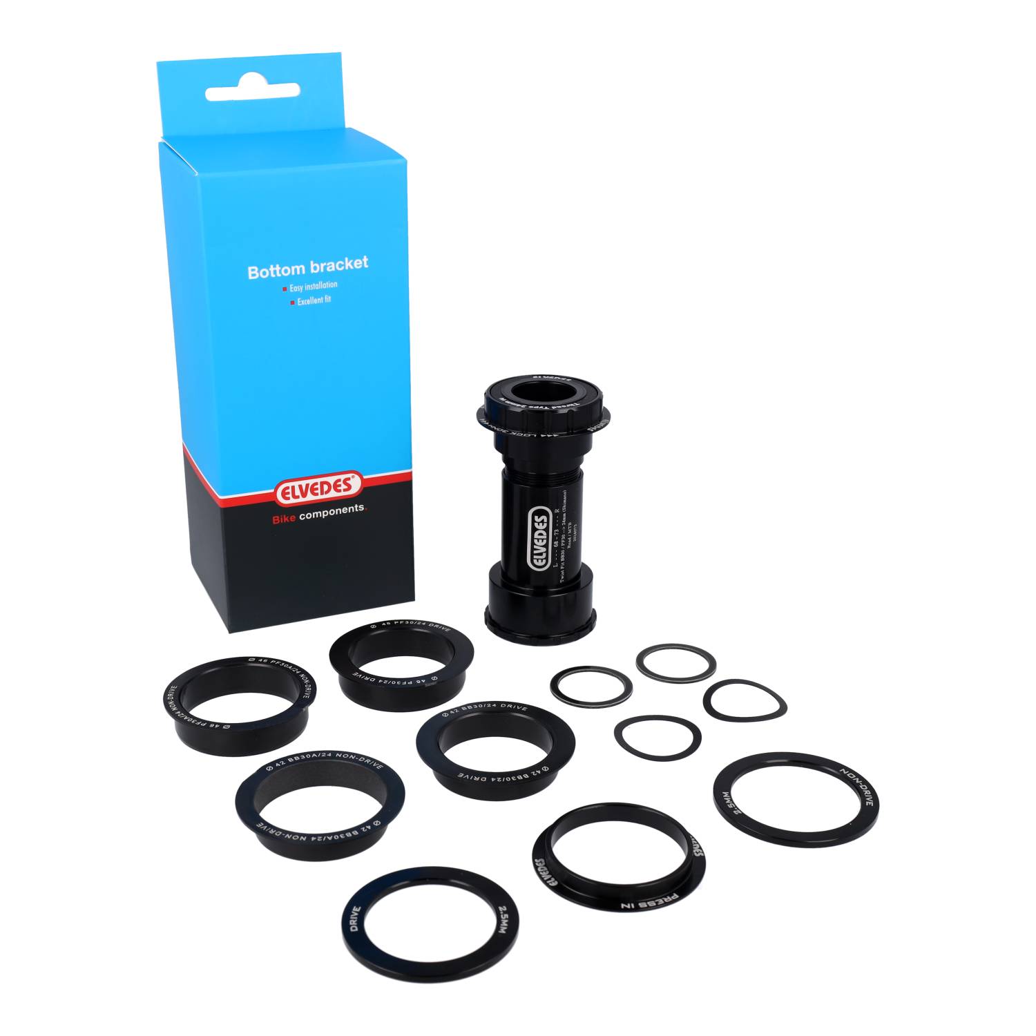 Elvedes trapas adapter Twistfit BB30/PF30 Shimano 24mm