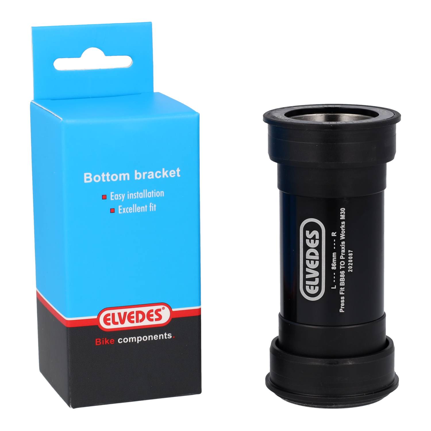 Elvedes trapas adapter Press fit BB86/92 Praxis M30