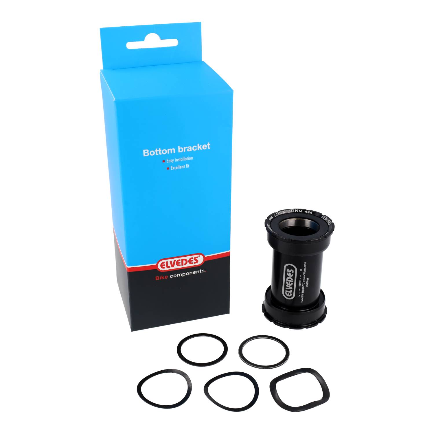 Elvedes trapas adapter Twistfit BB386 Praxis M30
