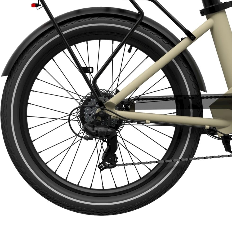 UTO Eovolt achterwiel OG24 inch zwart