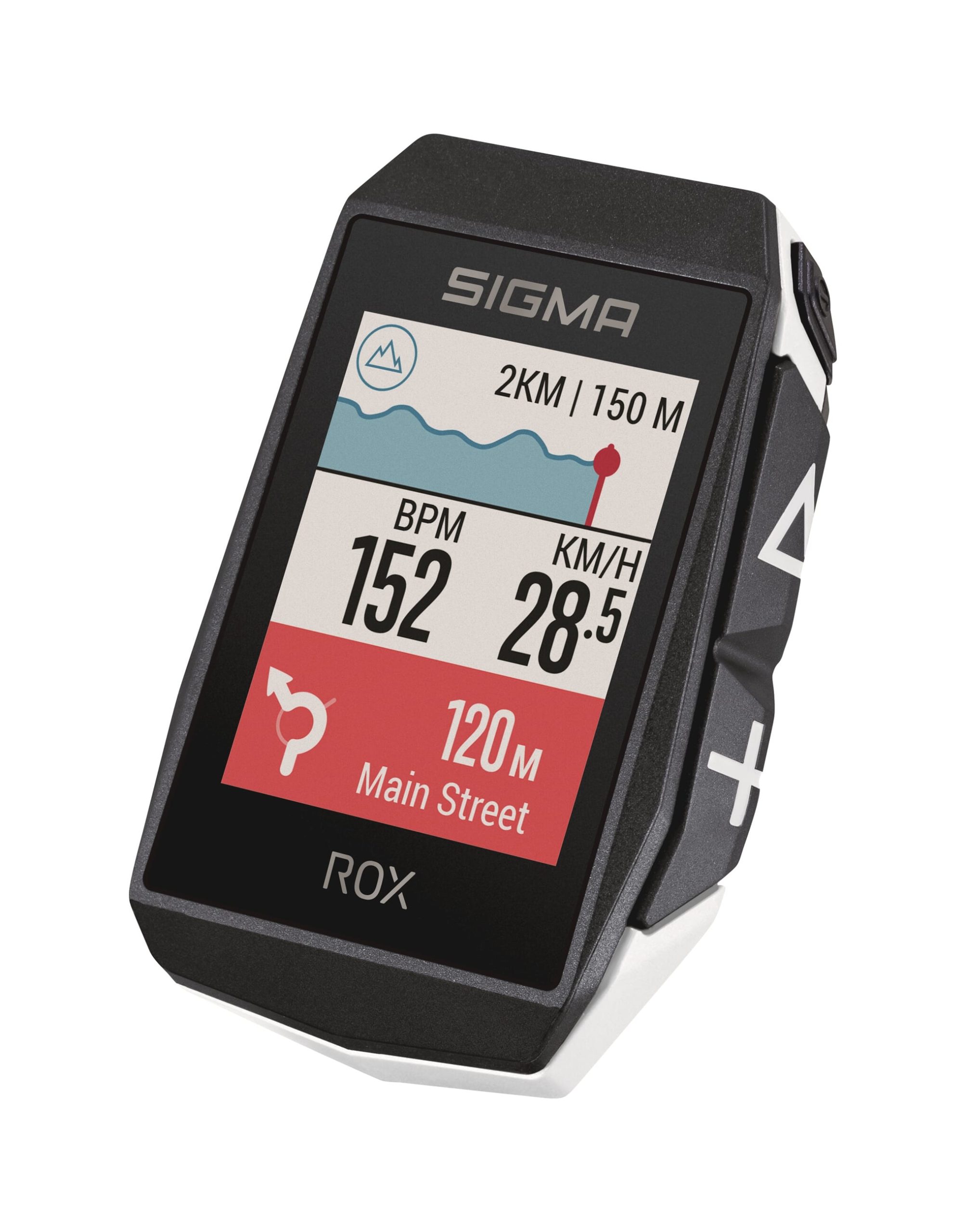 Sigma fietscomputer ROX 11.1 EVO GPS White HR + sensoren se