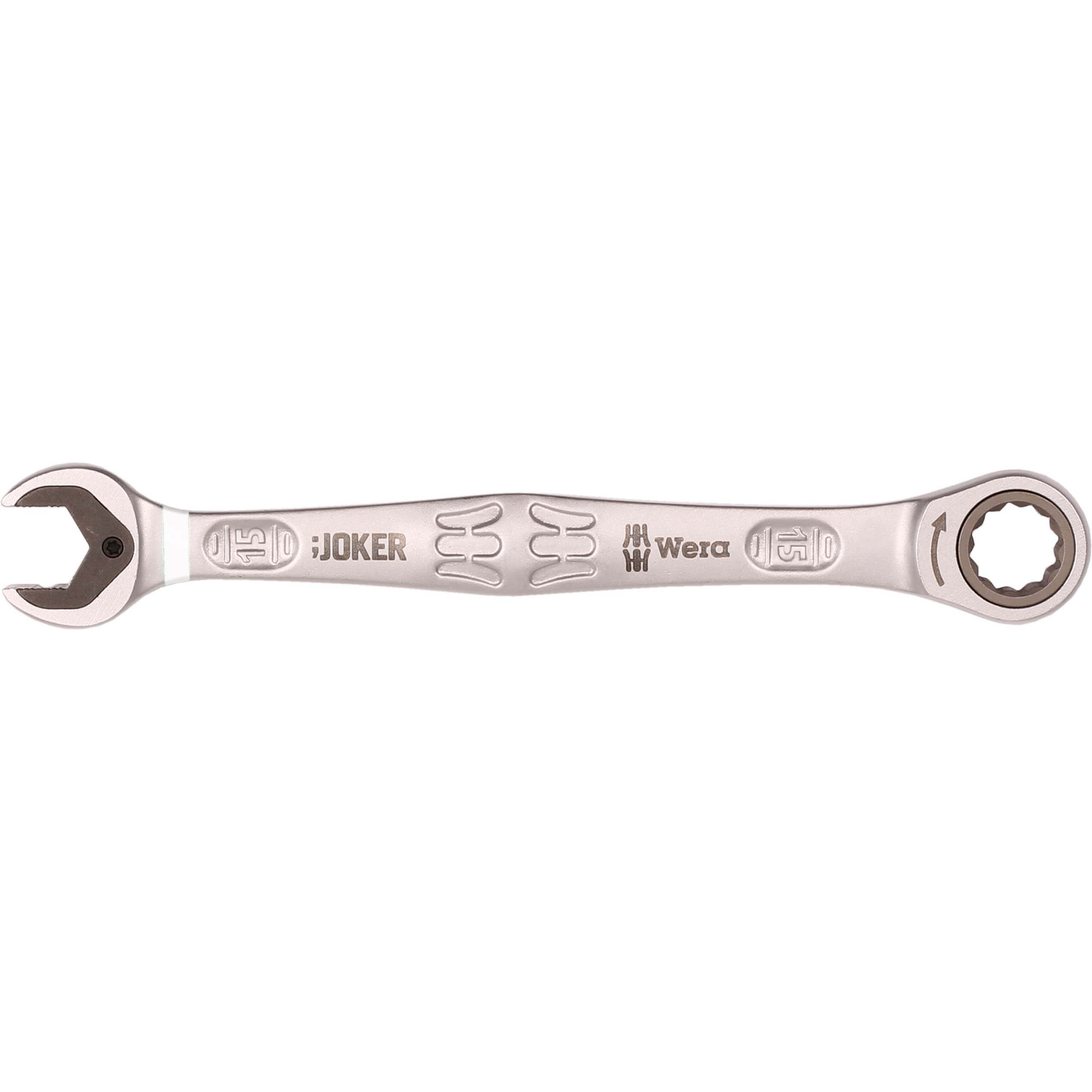 Cyclus Wera steek/ring-ratelsleutel 15 Joker