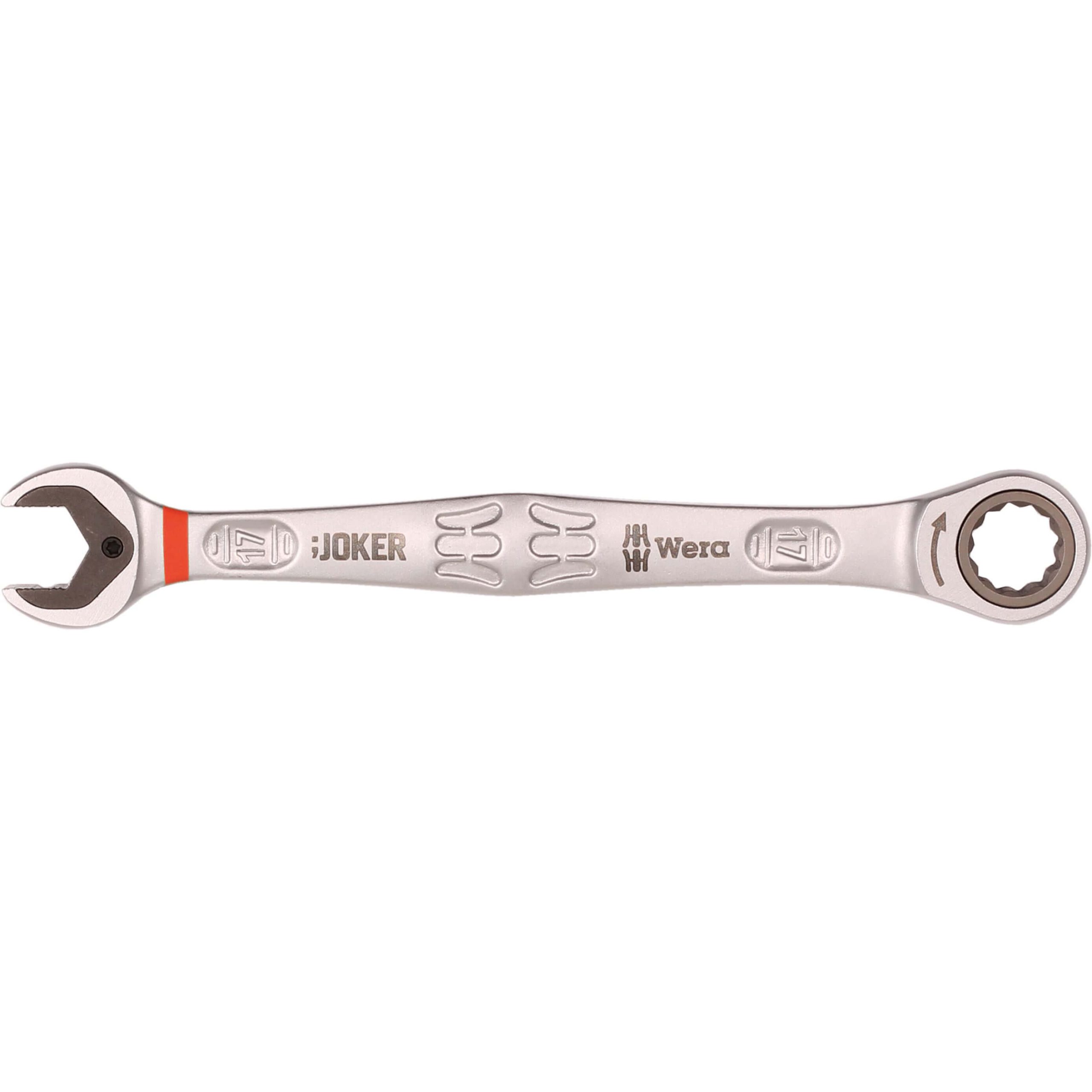Cyclus Wera steek/ring-ratelsleutel 17 Joker